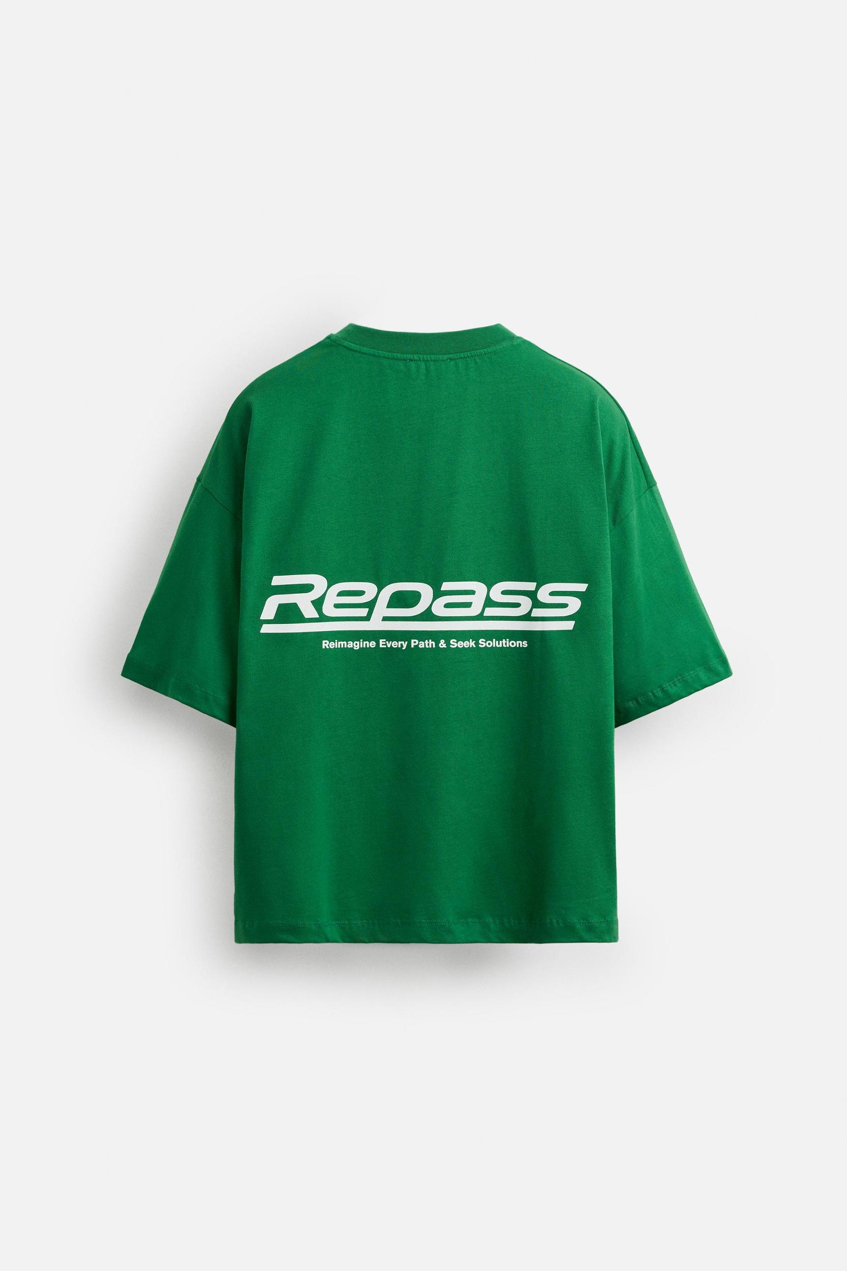 MESH STRIPE T-SHIRT Product Image