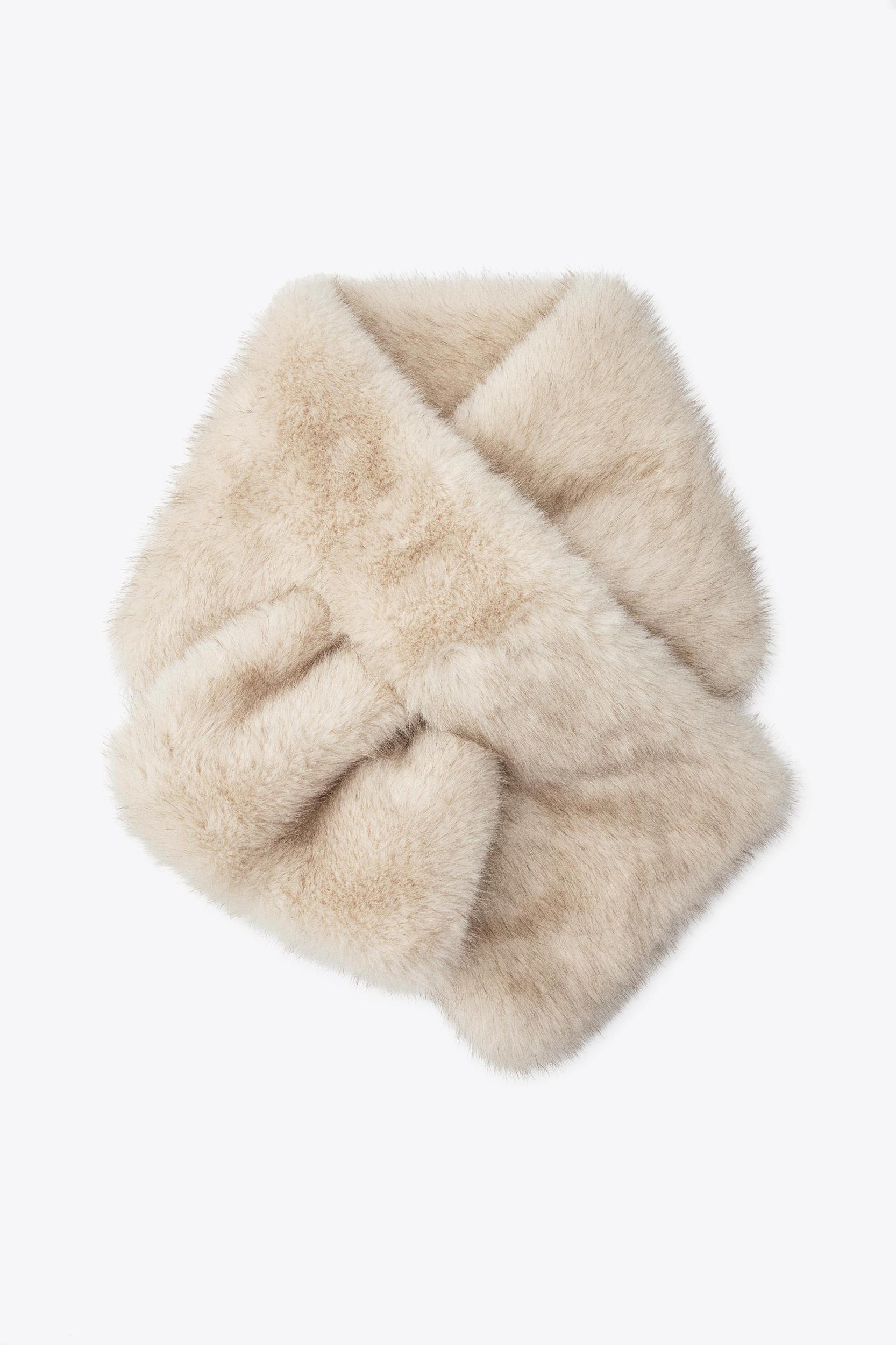 BASIC FAUX FUR SCARF Product Image