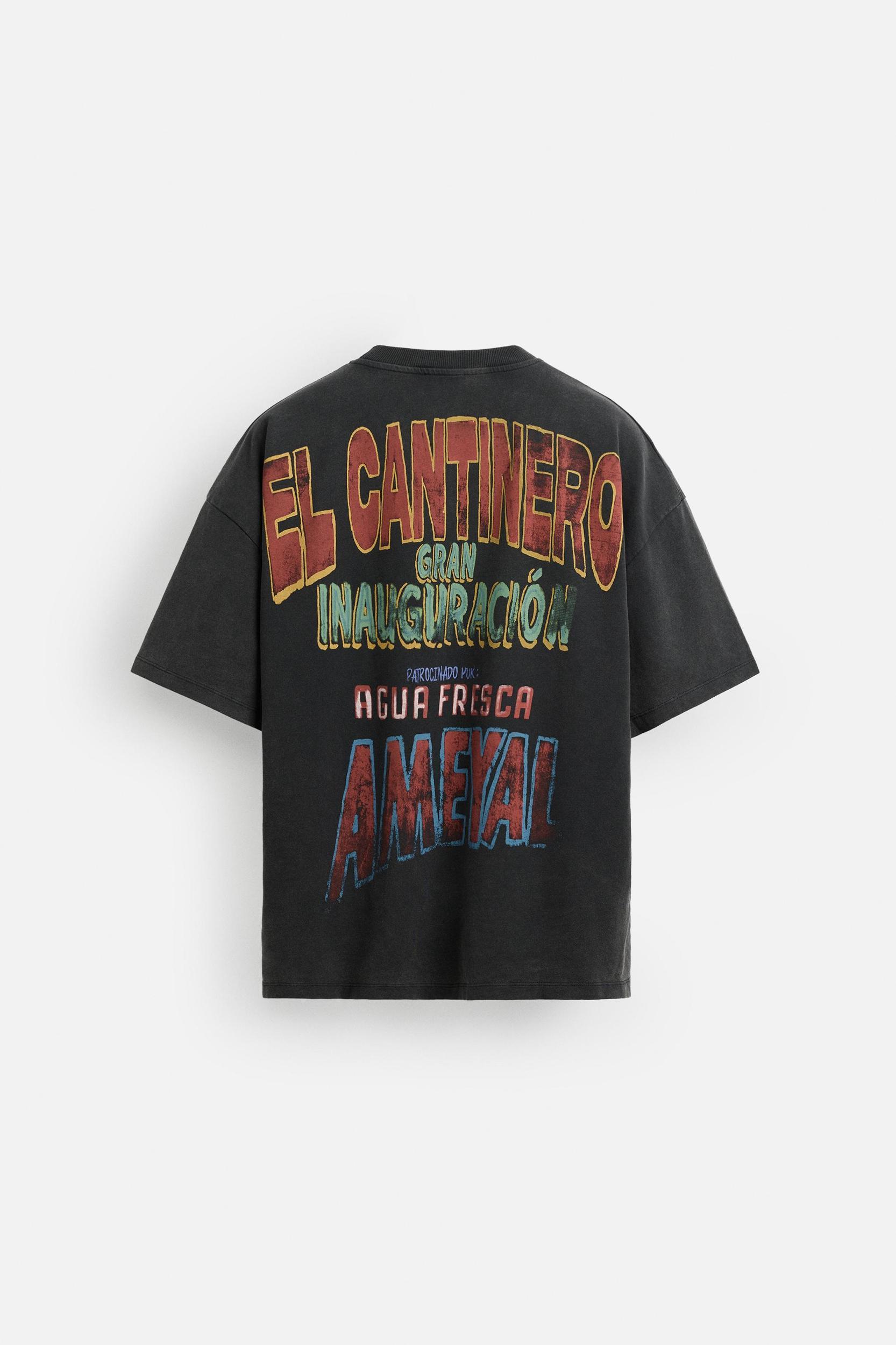 WASHED PRINTED SWEATSHIRT Product Image