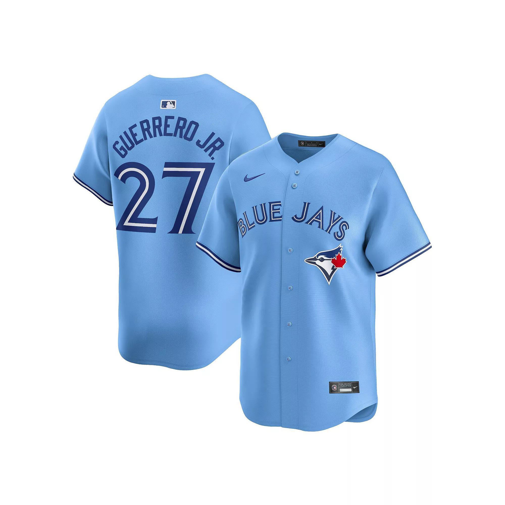 Men's Nike Vladimir Guerrero Jr. Powder Blue Toronto Blue Jays Alternate Limited Player Jersey, Size: Large, Jay Light Product Image