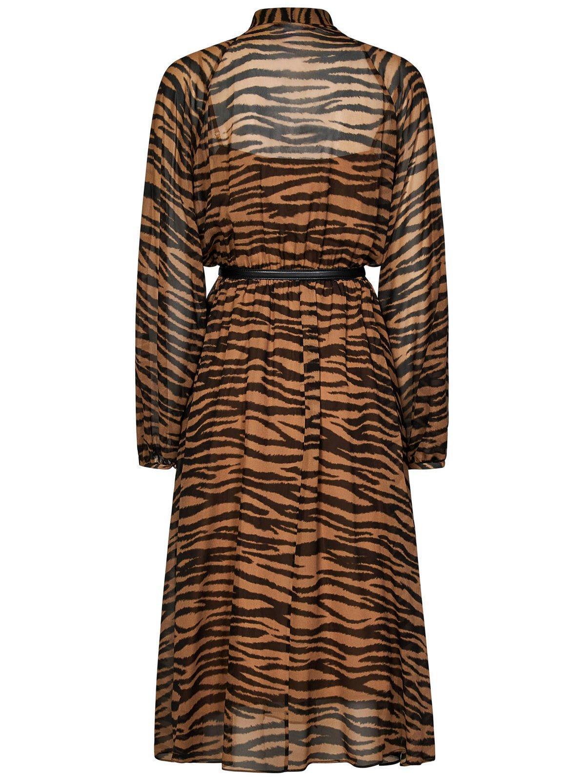 MAX MARA Leopard Print Long In Black Product Image