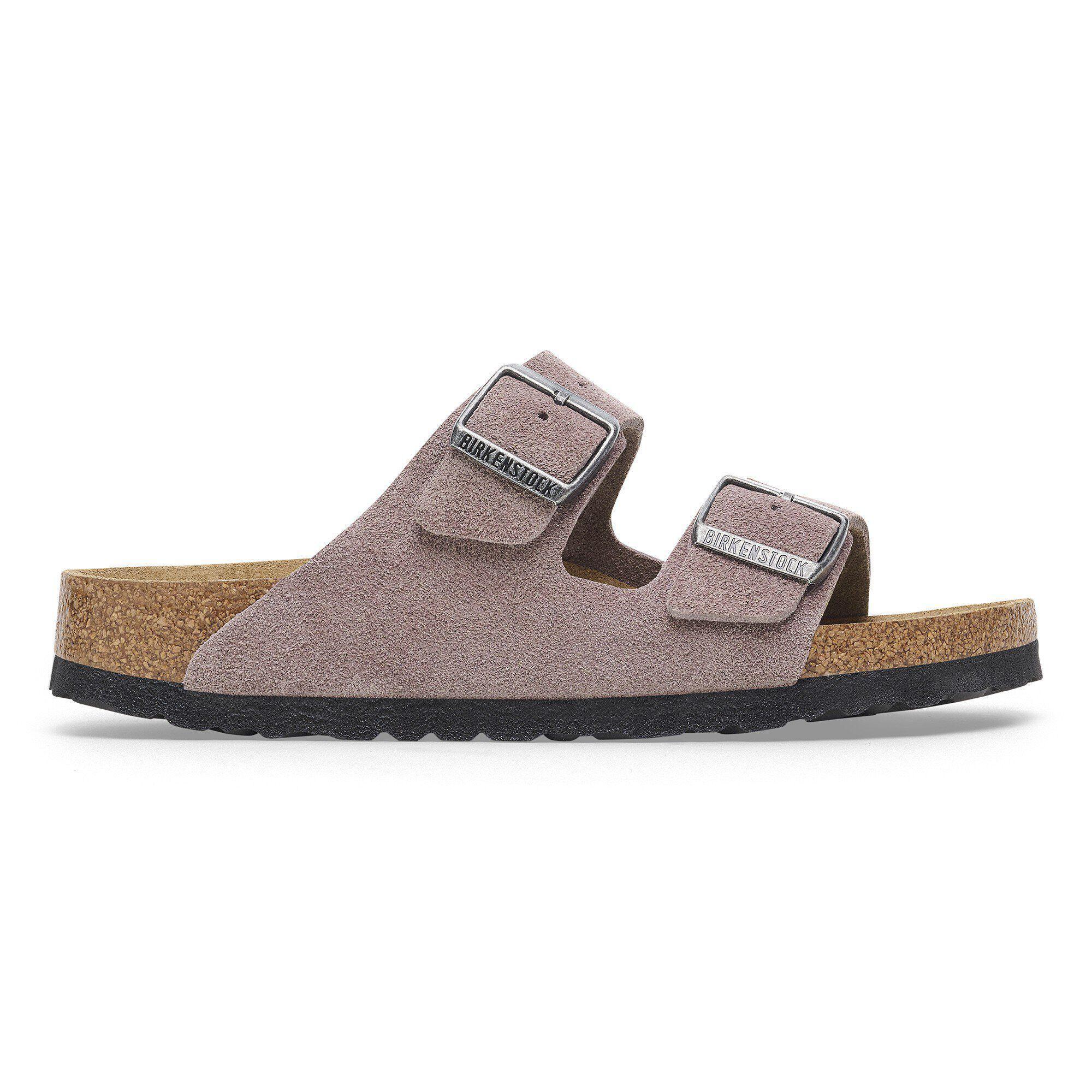 Arizona Soft Footbed Suede Leather Faded Purple Product Image