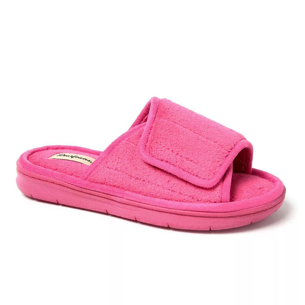 Dearfoams Mickey Terrycloth Women's Slide Slippers, Size: Medium, Paradise Pink Product Image