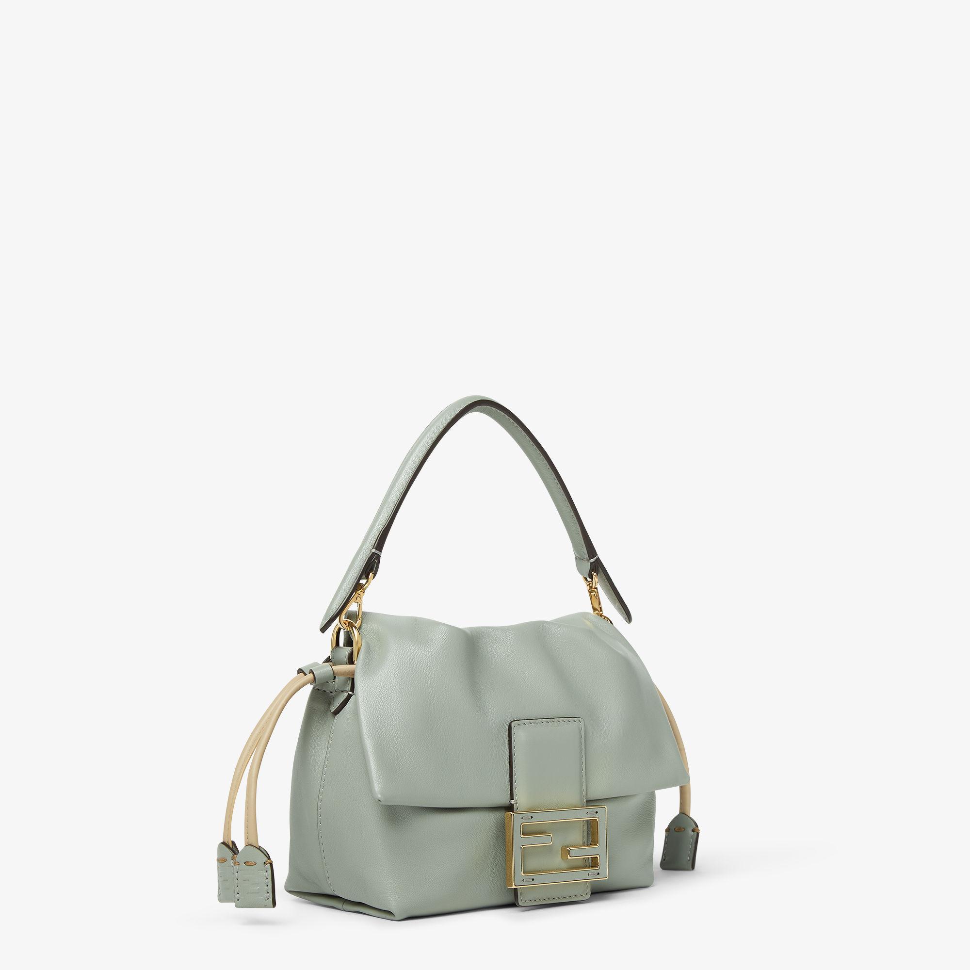 Mamma Baguette SmallMatcha green nappa leather mini-bag Product Image