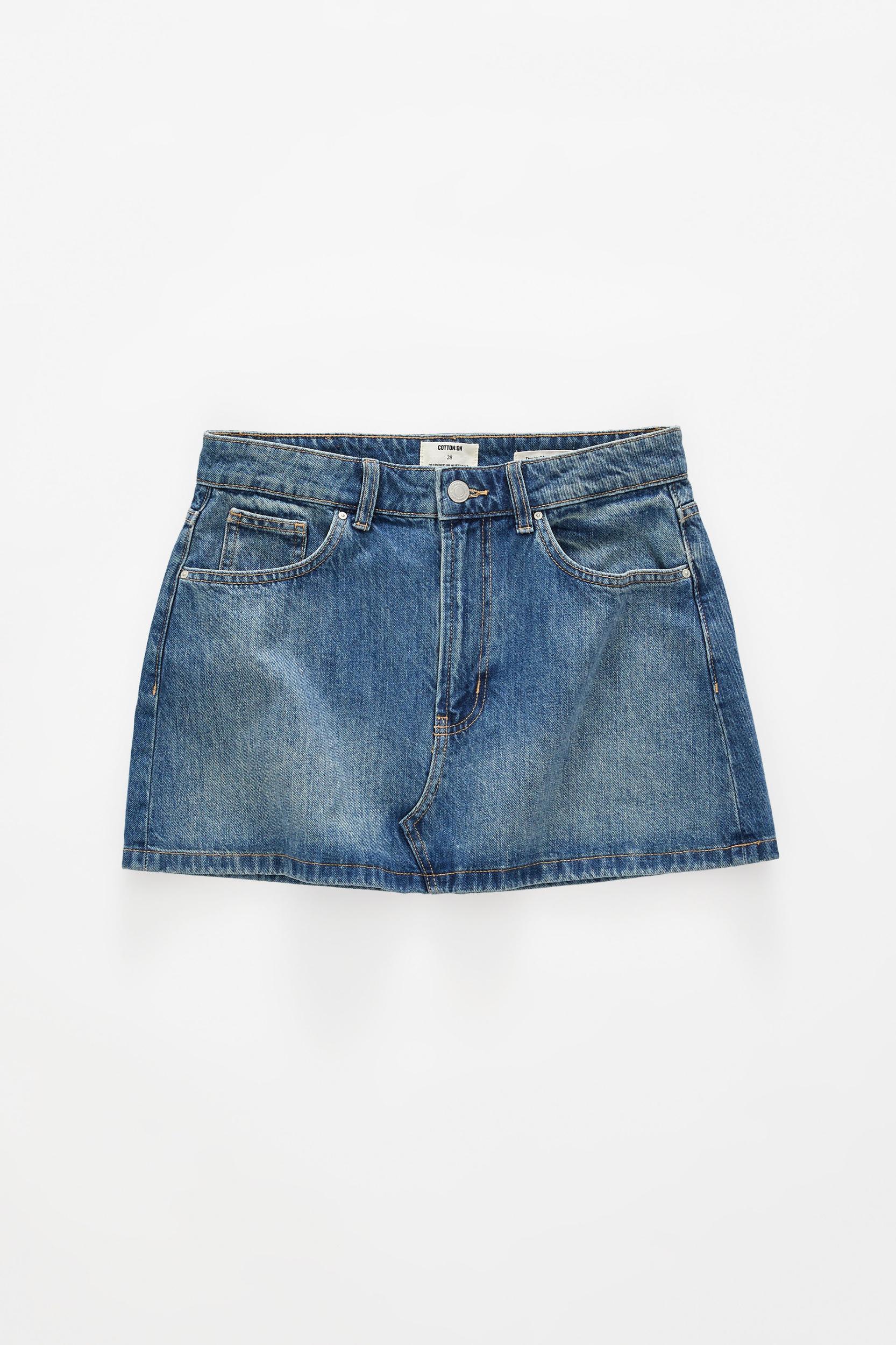Original Denim Mini Skirt Product Image