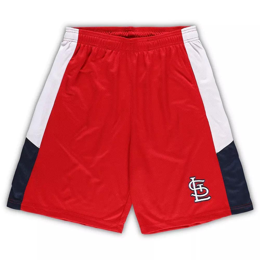 Men's Red St. Louis Cardinals Big & Tall Team Shorts, Size: 4XB Product Image