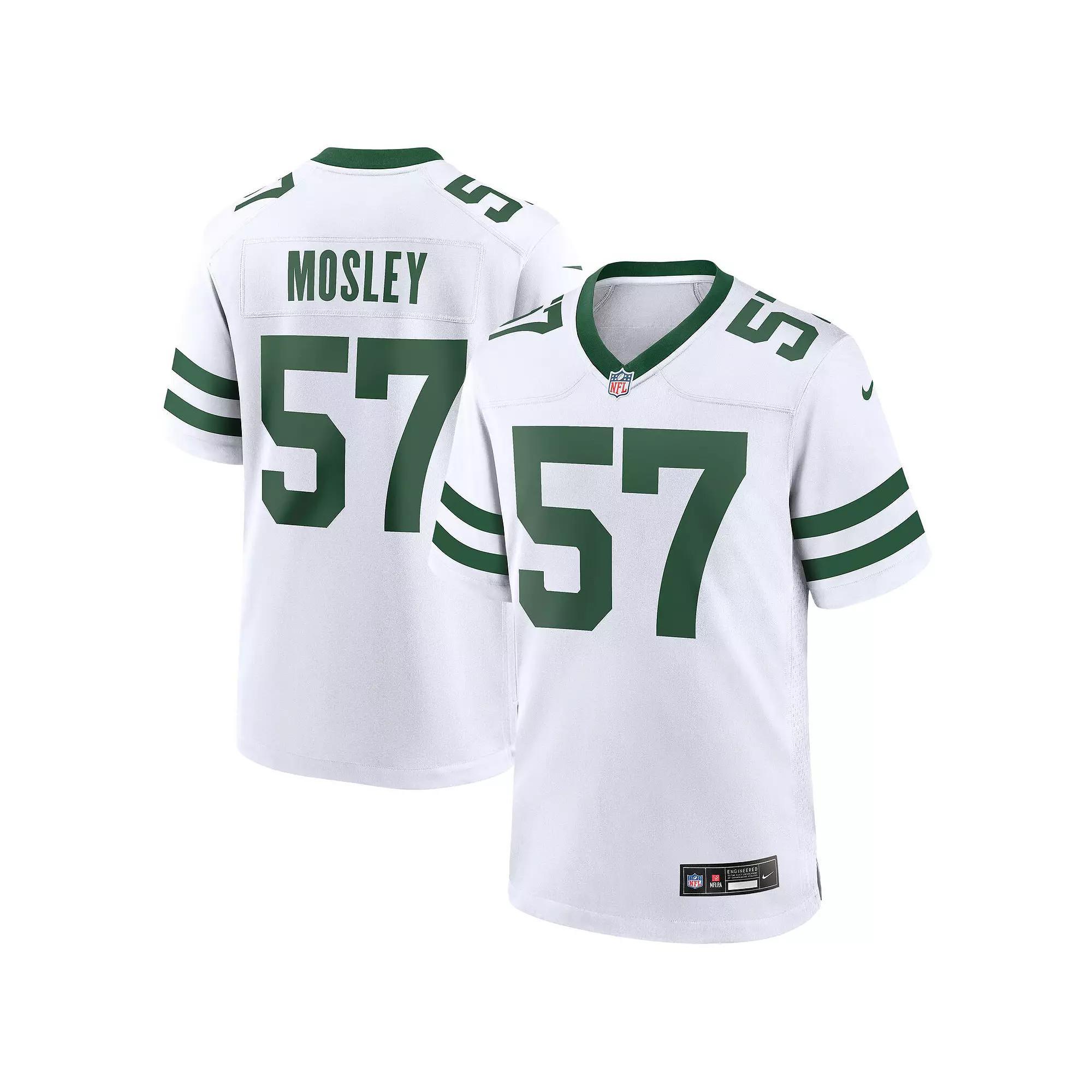 Men's Nike C.J. Mosley Legacy White New York Jets Game Jersey, Size: Large Product Image