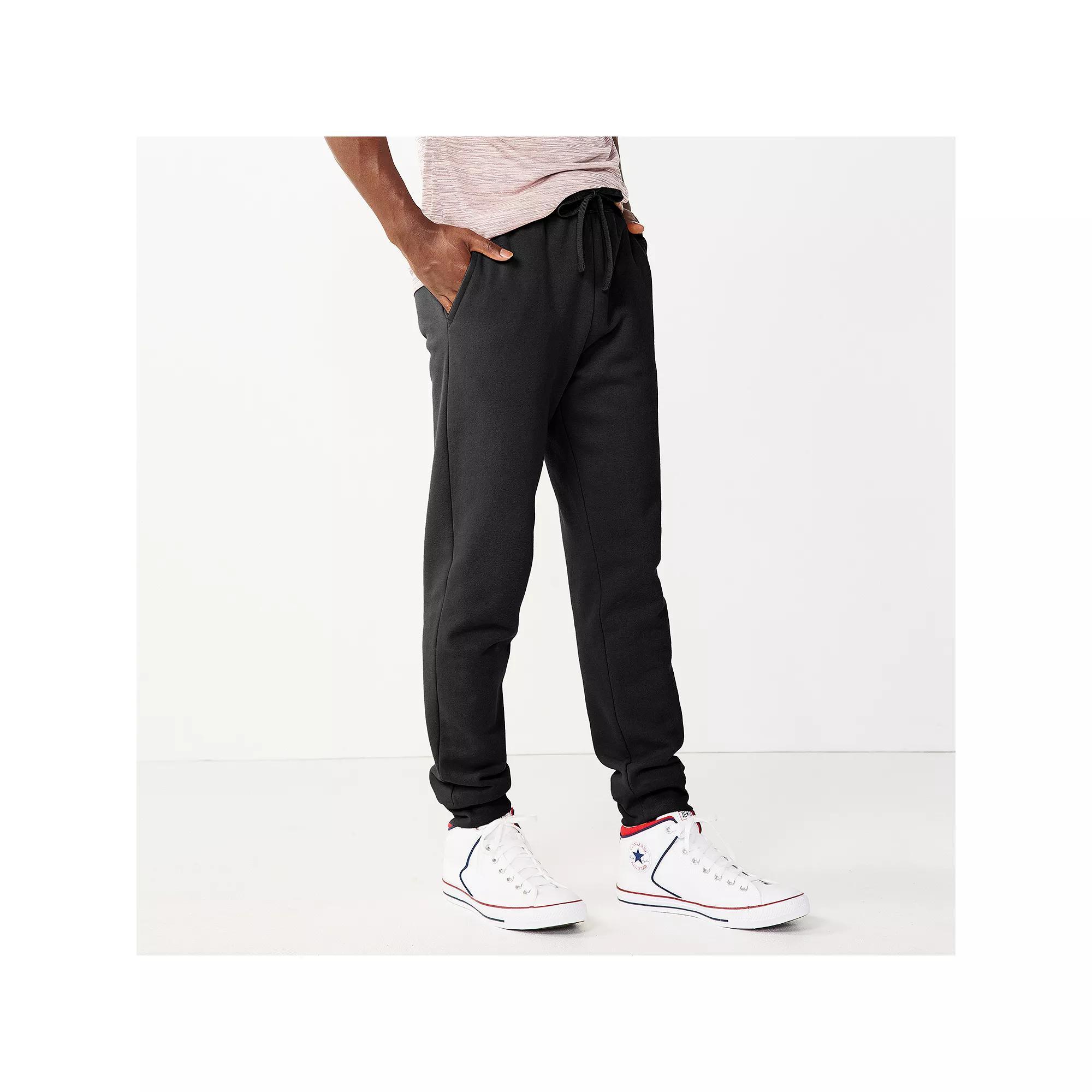 Men's Tek Gear® Ultra Soft Fleece Joggers, Size: Large, Nolan Beige Product Image