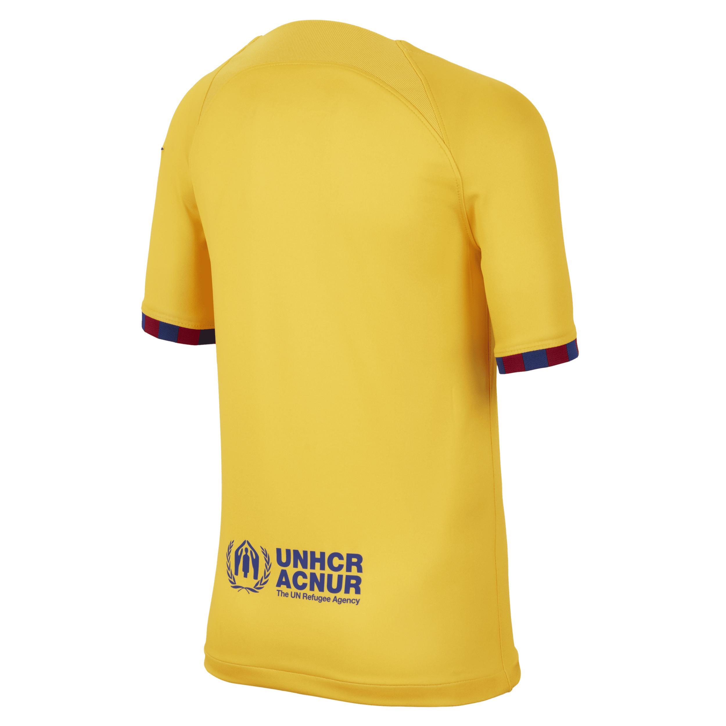 FC Barcelona 2023/24 Stadium Fourth Big Kids' Nike Dri-FIT Soccer Jersey Product Image