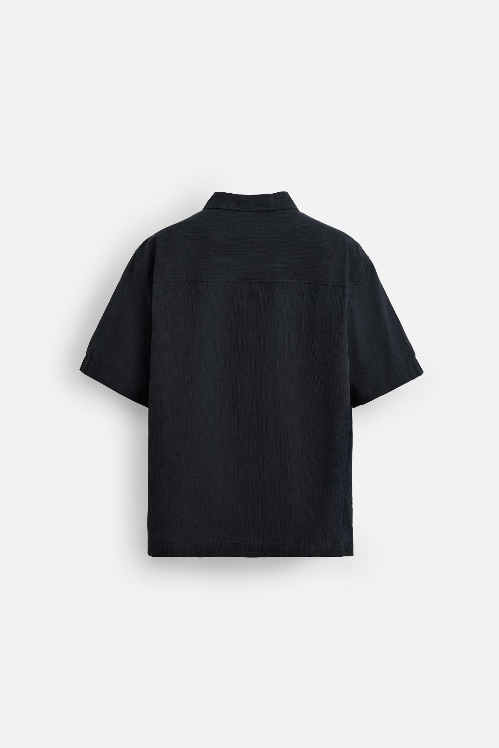 JACQUARD COTTON - LYOCELL SHIRT Product Image
