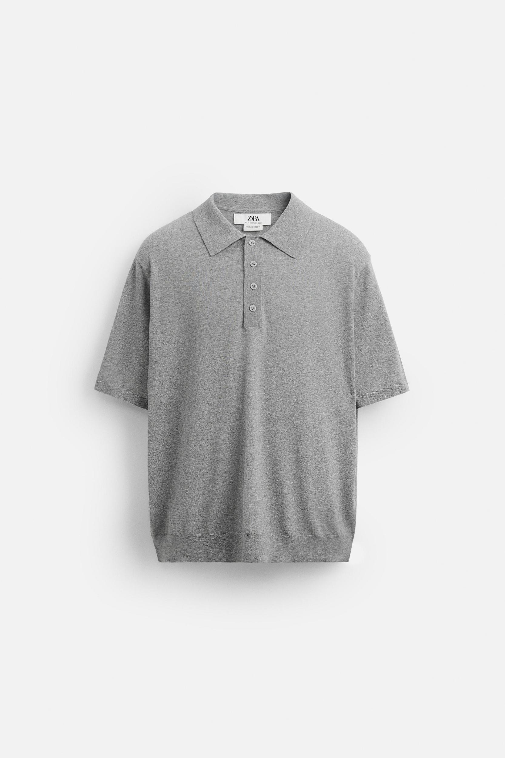 LIMITED EDITION COTTON BLEND KNIT POLO Product Image