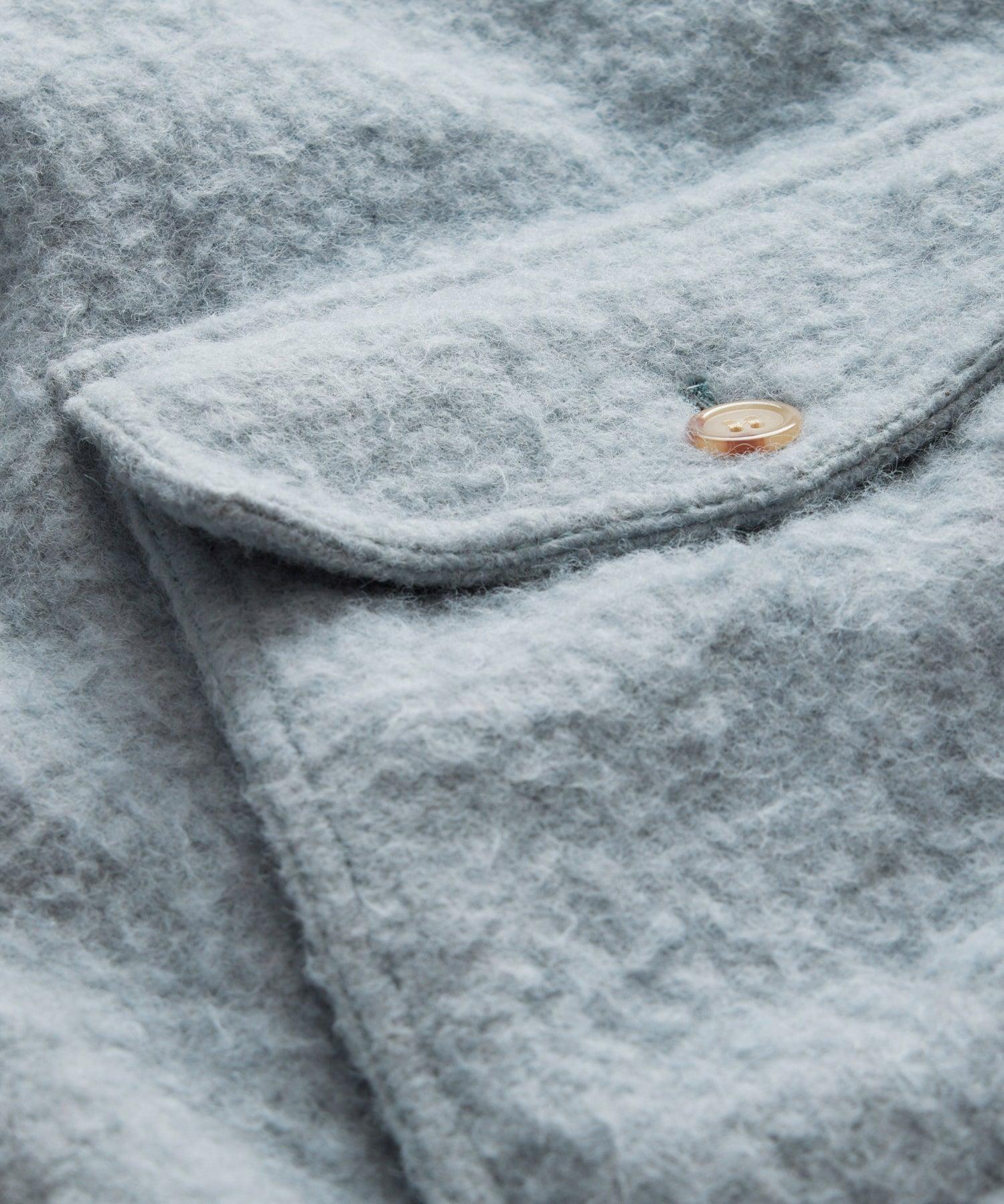 Italian Casentino Driving Jacket in Light Blue Product Image