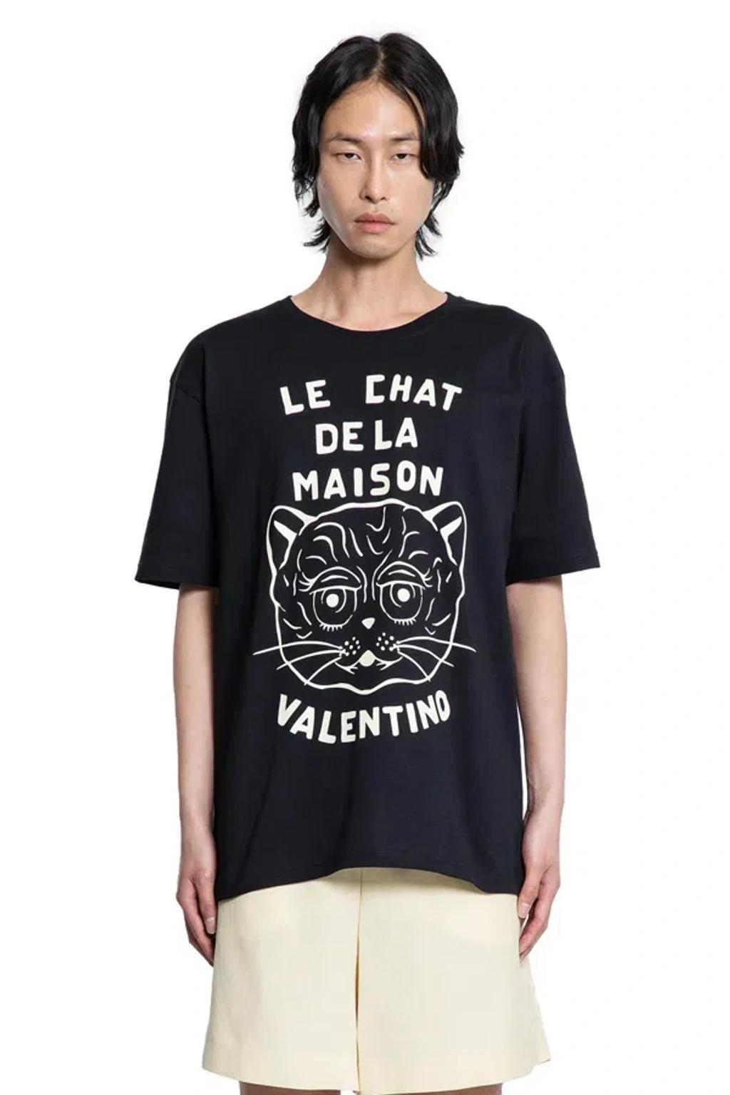 VALENTINO T-shirt Logo In Red Product Image