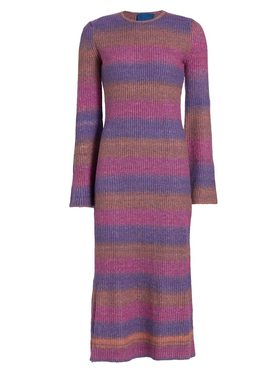 Womens Axon Rib-Knit Midi-Dress Product Image