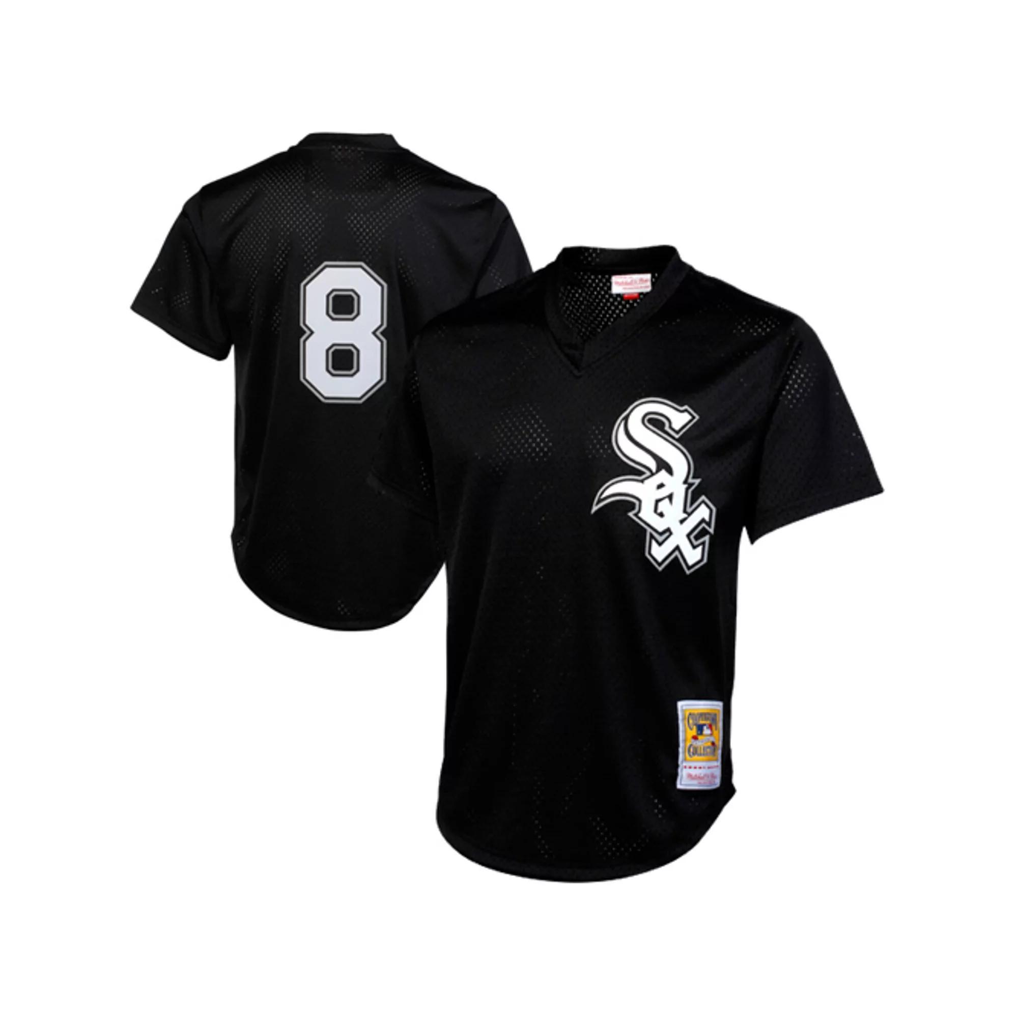 Men's Mitchell & Ness Bo Jackson Black Chicago White Sox 1993 Authentic Cooperstown Collection Batting Practice Jersey, Size: 2XL Product Image