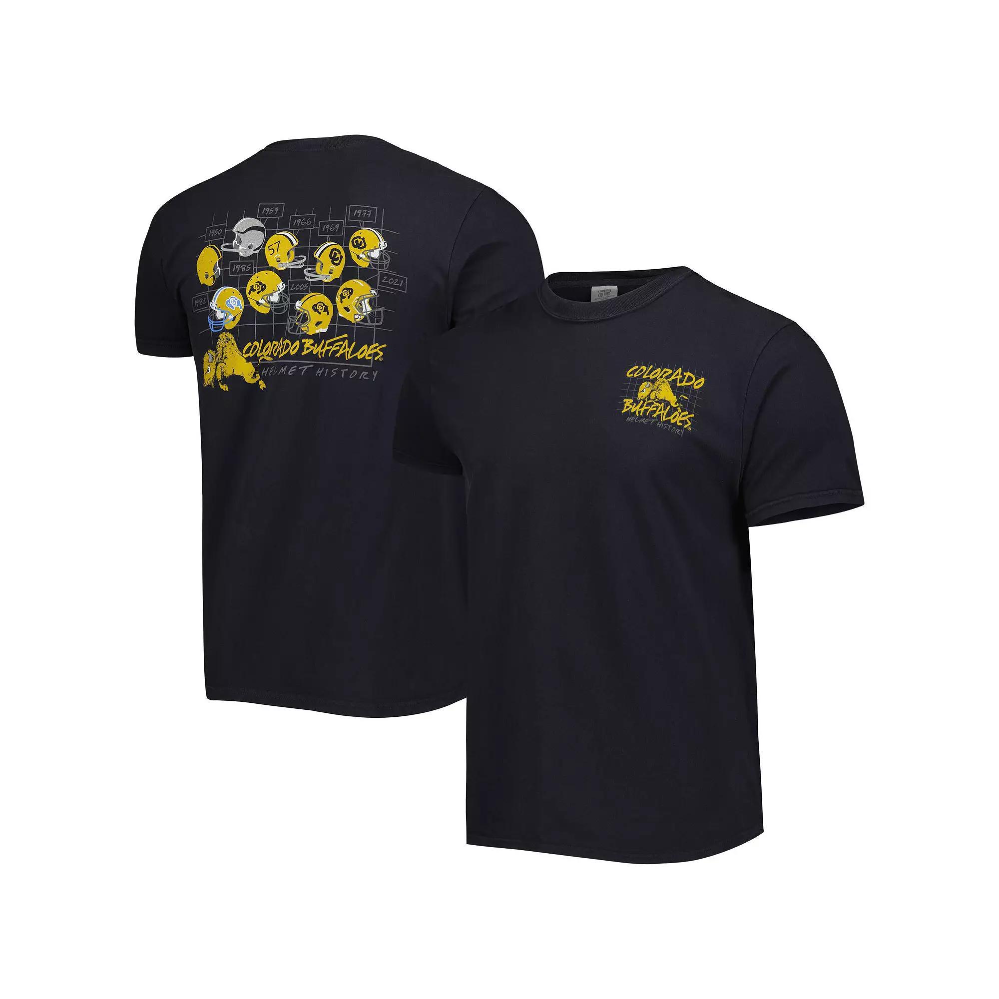 Men's Black Colorado Buffaloes Vault Helmet History Comfort T-Shirt, Size: Medium Product Image
