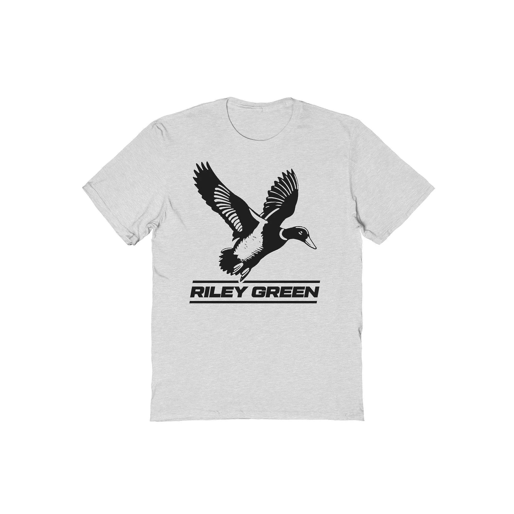 Men's Riley Green Duck Logo Graphic Graphic Tee, Size: XXL, Ash Gray Product Image