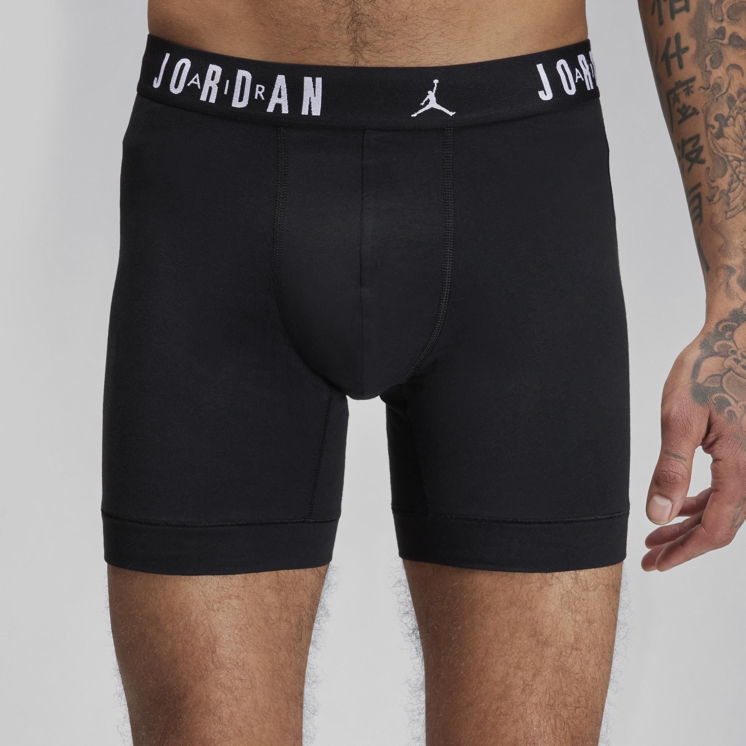 Jordan Mens Flight Cotton Boxer Briefs (3-Pack) Product Image