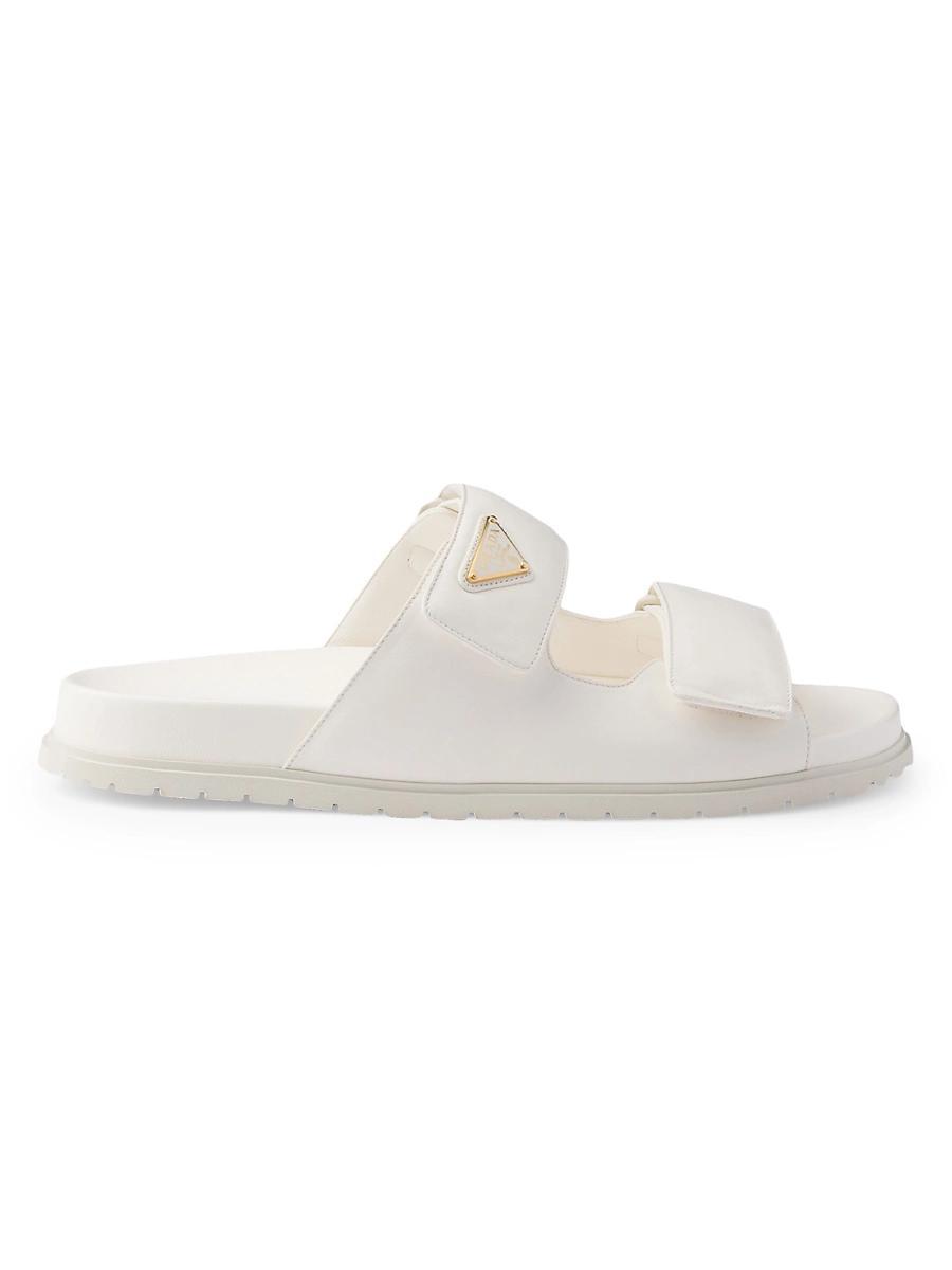 Womens Nappa Leather Slides Product Image