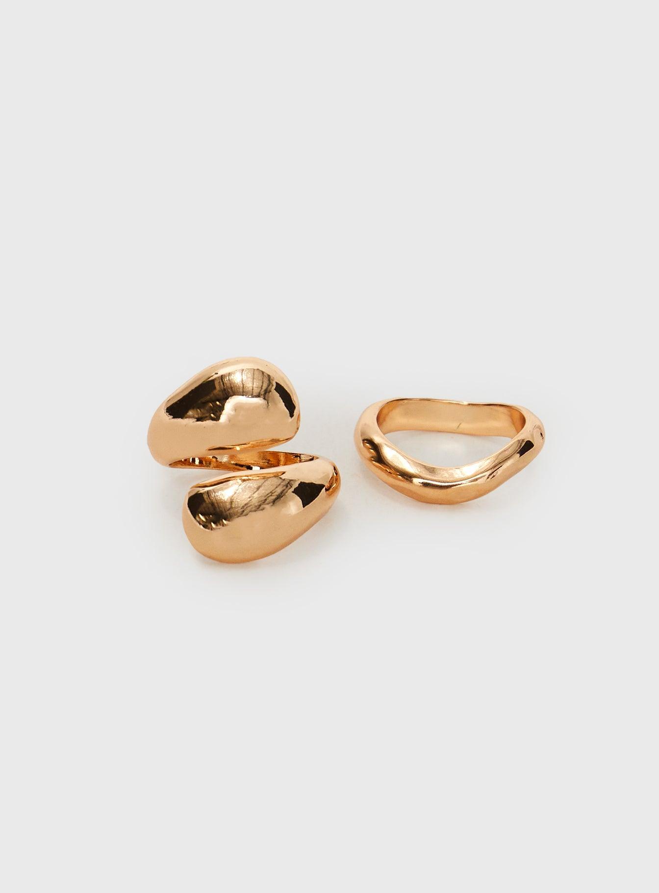 Hopes Up Ring Pack Gold Product Image