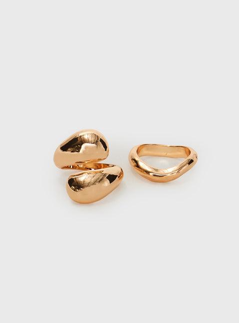 Hopes Up Ring Pack Gold Product Image