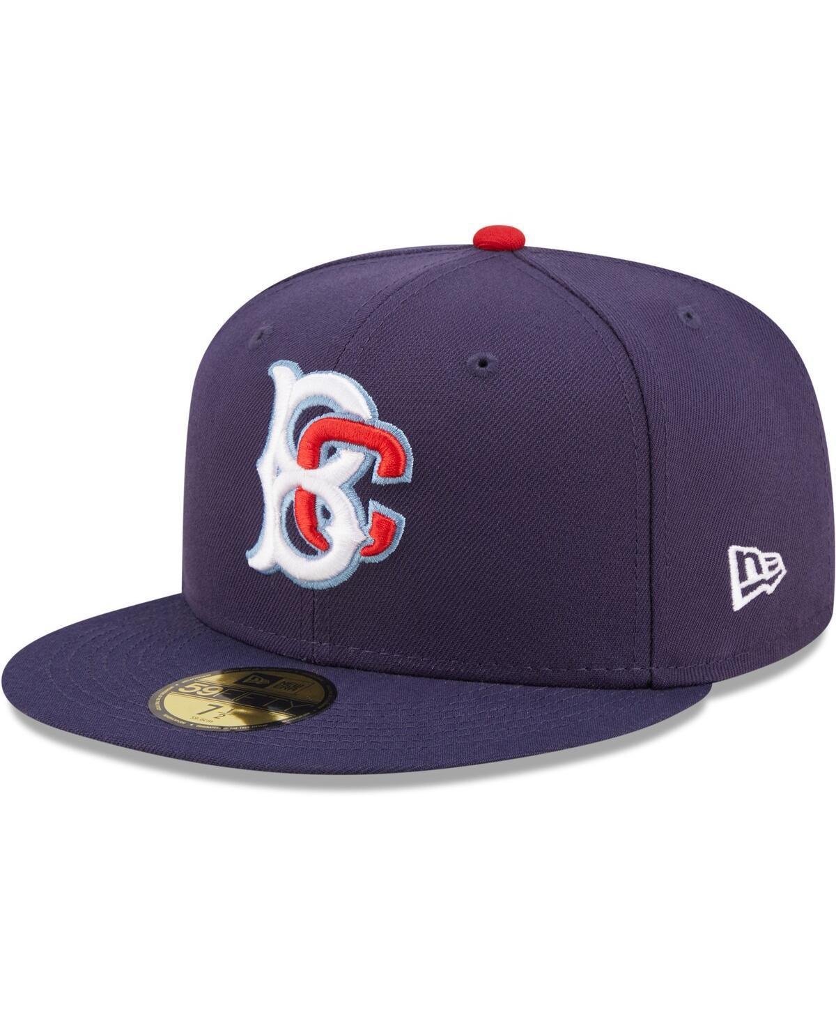 Mens New Era Navy Brooklyn Cyclones Authentic Collection 59FIFTY Fitted Hat Product Image