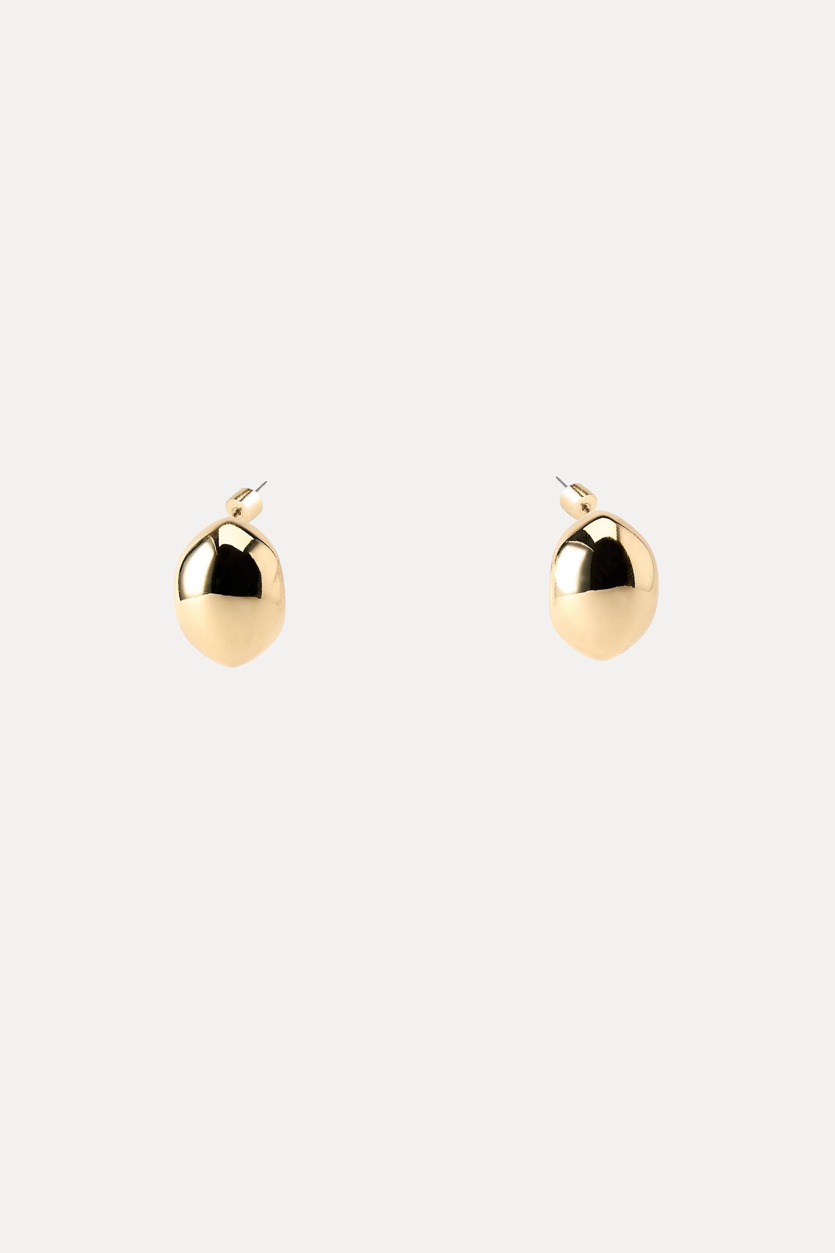 EMBOSSED HOOP EARRINGS Product Image