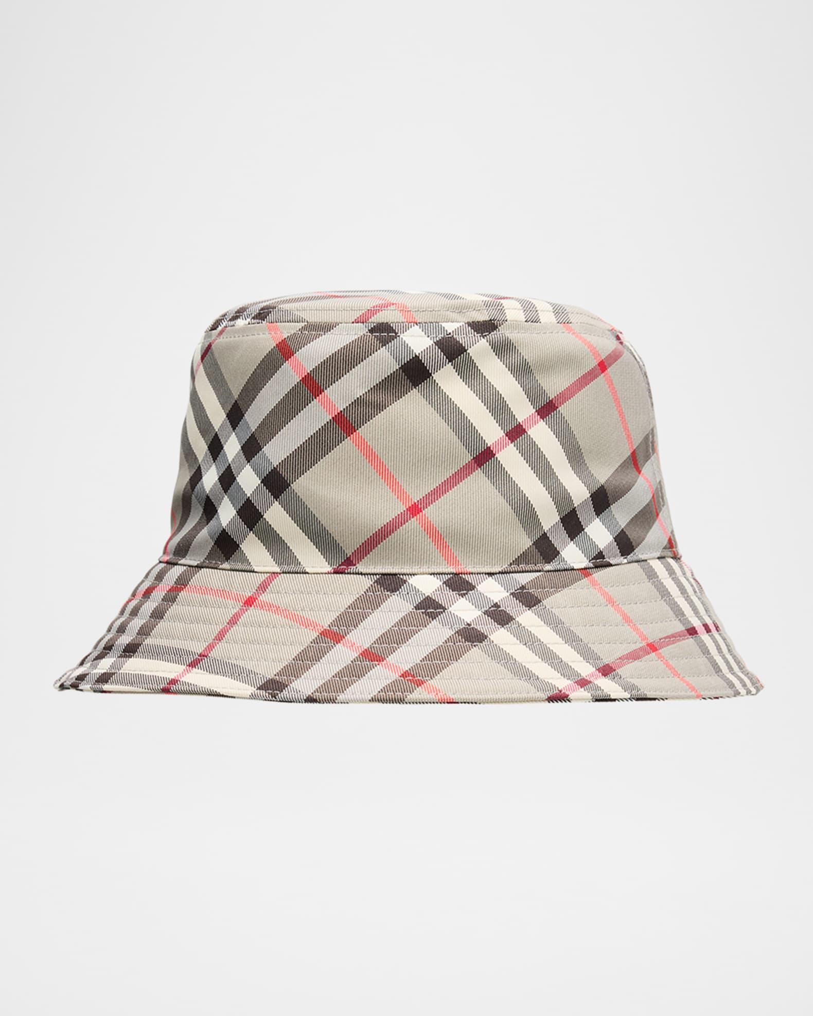 Men's Bias Check Bucket Hat Product Image