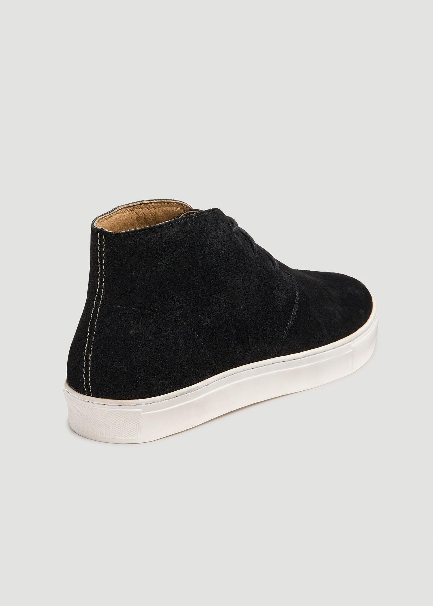 Chukka Sneaker Boots for Tall Men in Black Male Product Image