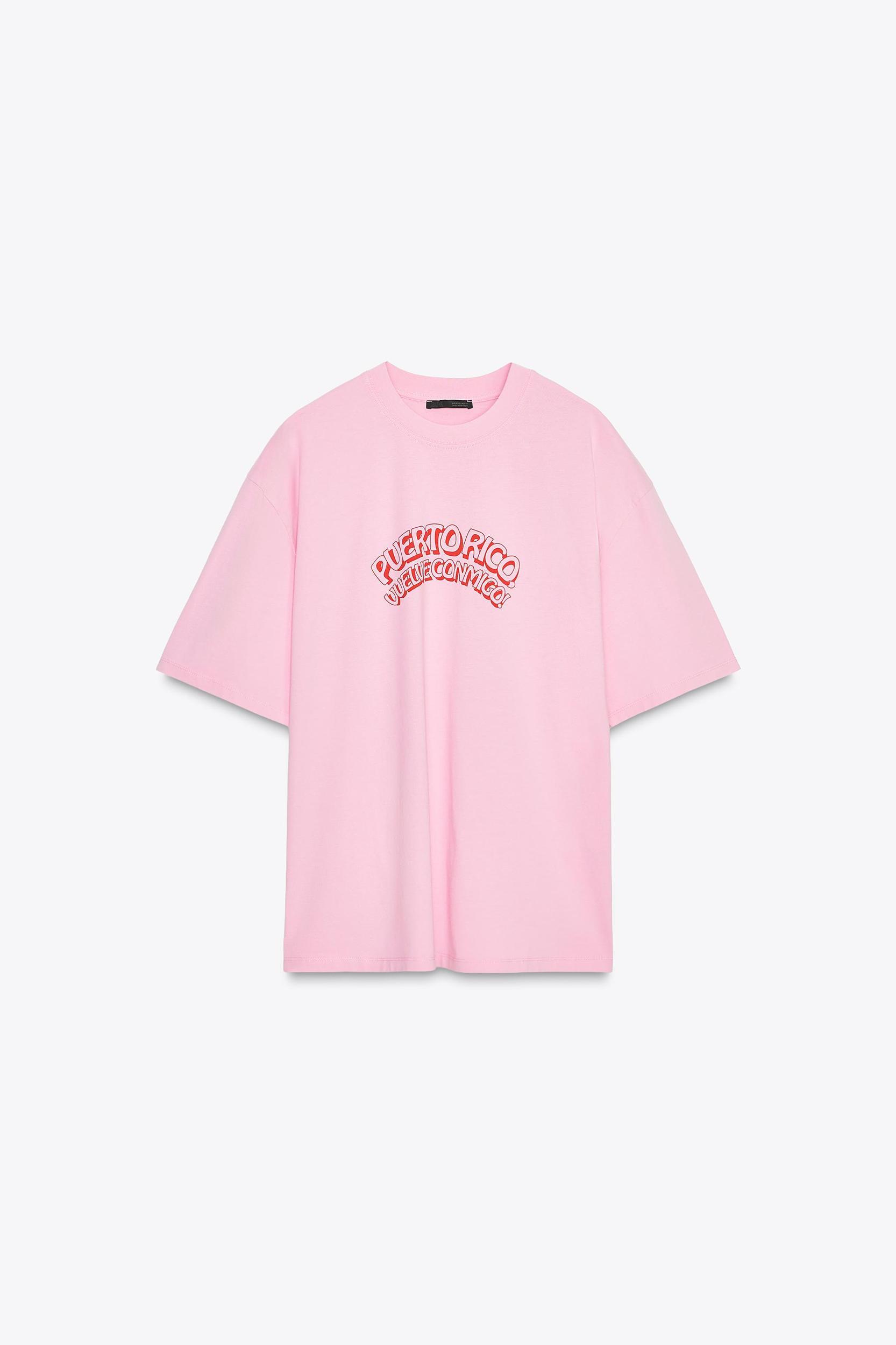 WASHED EFFECT PRINTED T-SHIRT Product Image