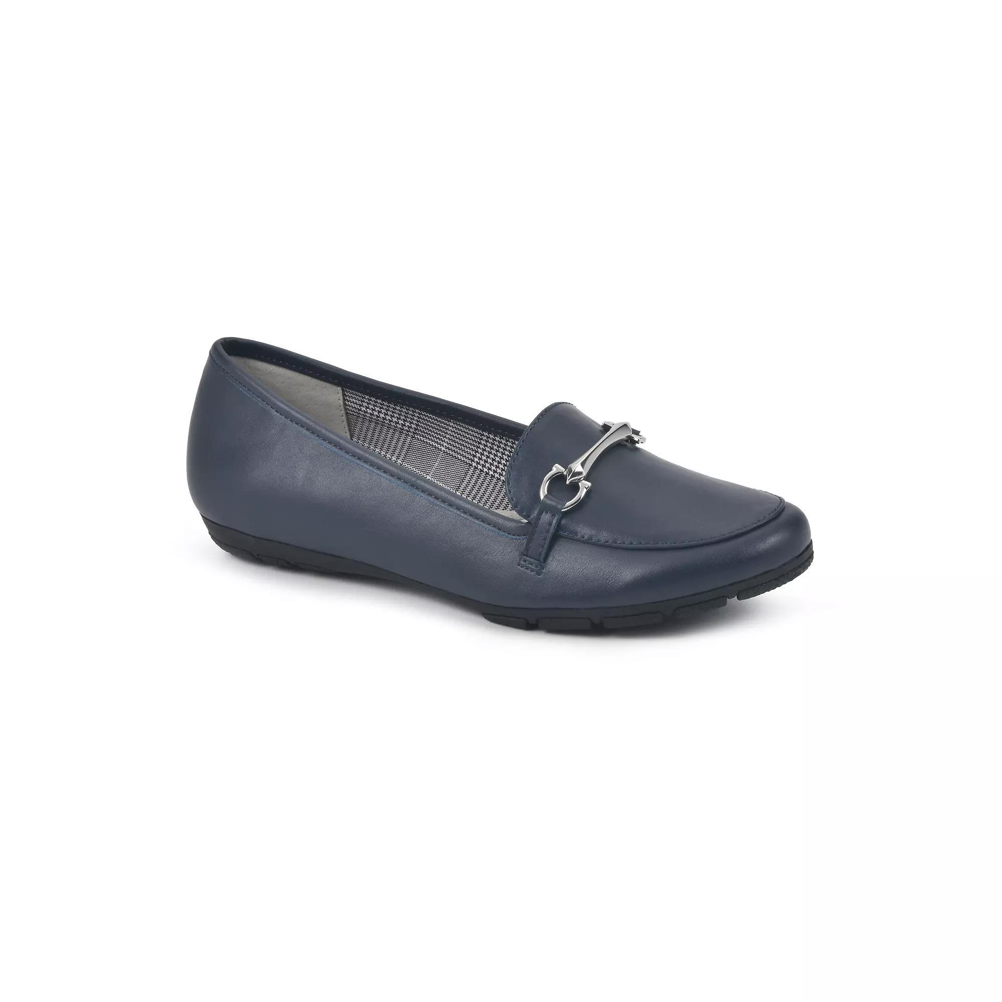 Cliffs by White Mountain Glowing Women's Loafers, Size: 8.5 Wide, Gold Mulighti Raffia Product Image