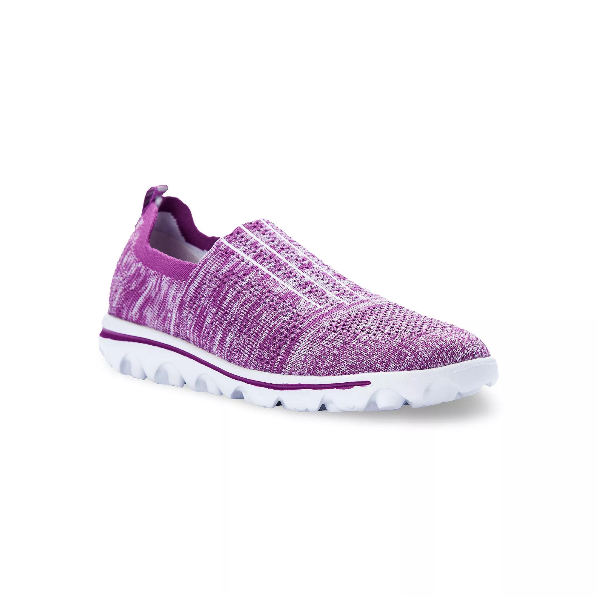 Propet TravelActiv Stretch Womens Sneakers Pink Product Image