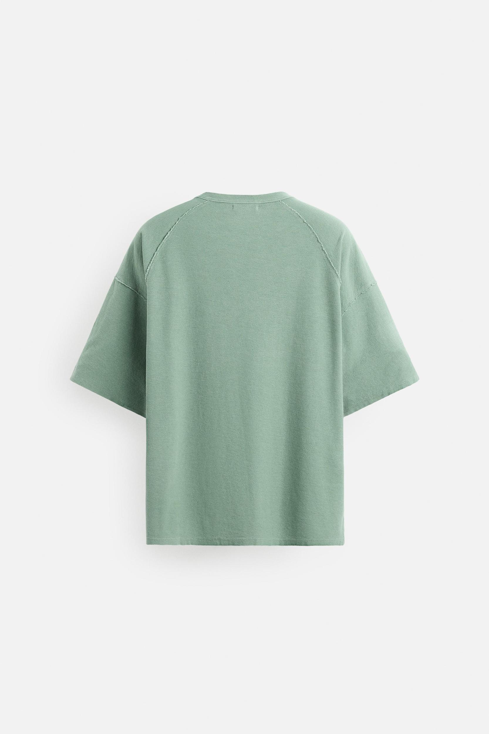 WASHED PRINT KNIT T-SHIRT Product Image