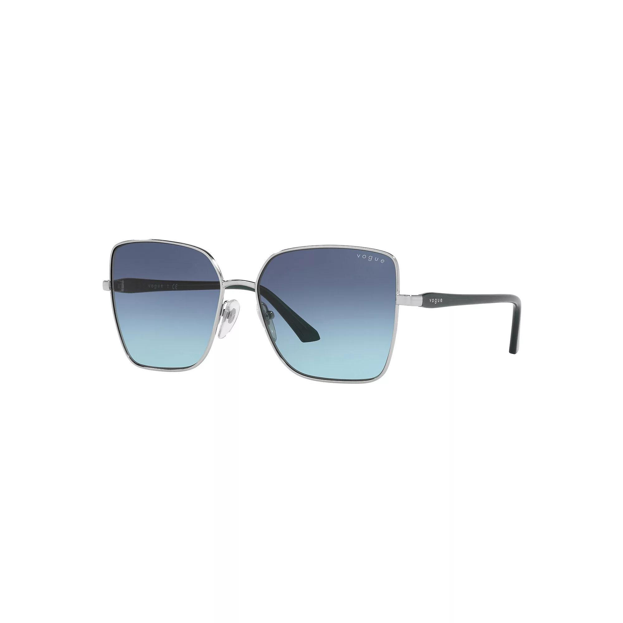Women's Vogue VO4199S 58mm Gradient Butterfly Sunglasses, Silver Product Image