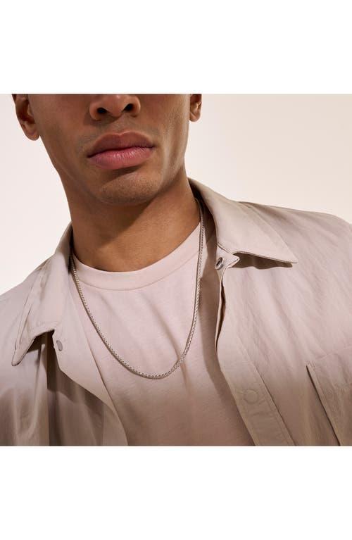 John Hardy Men's Slim Chain Necklace in Silver at Nordstrom, Size 24 Product Image