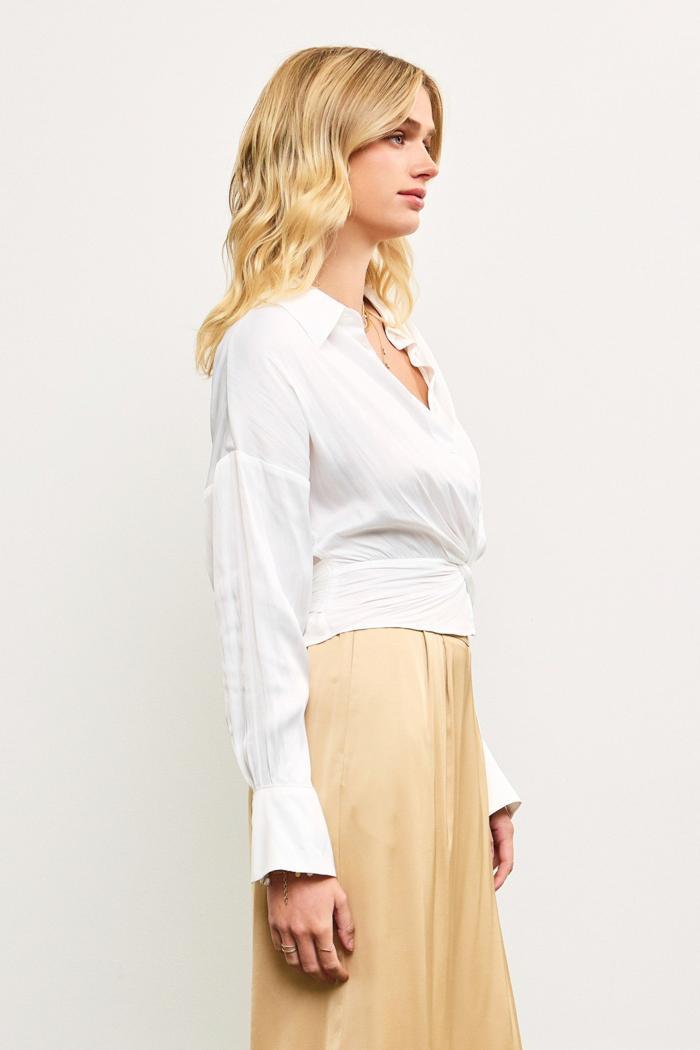 Twist Front Dolman Sleeve Top Product Image