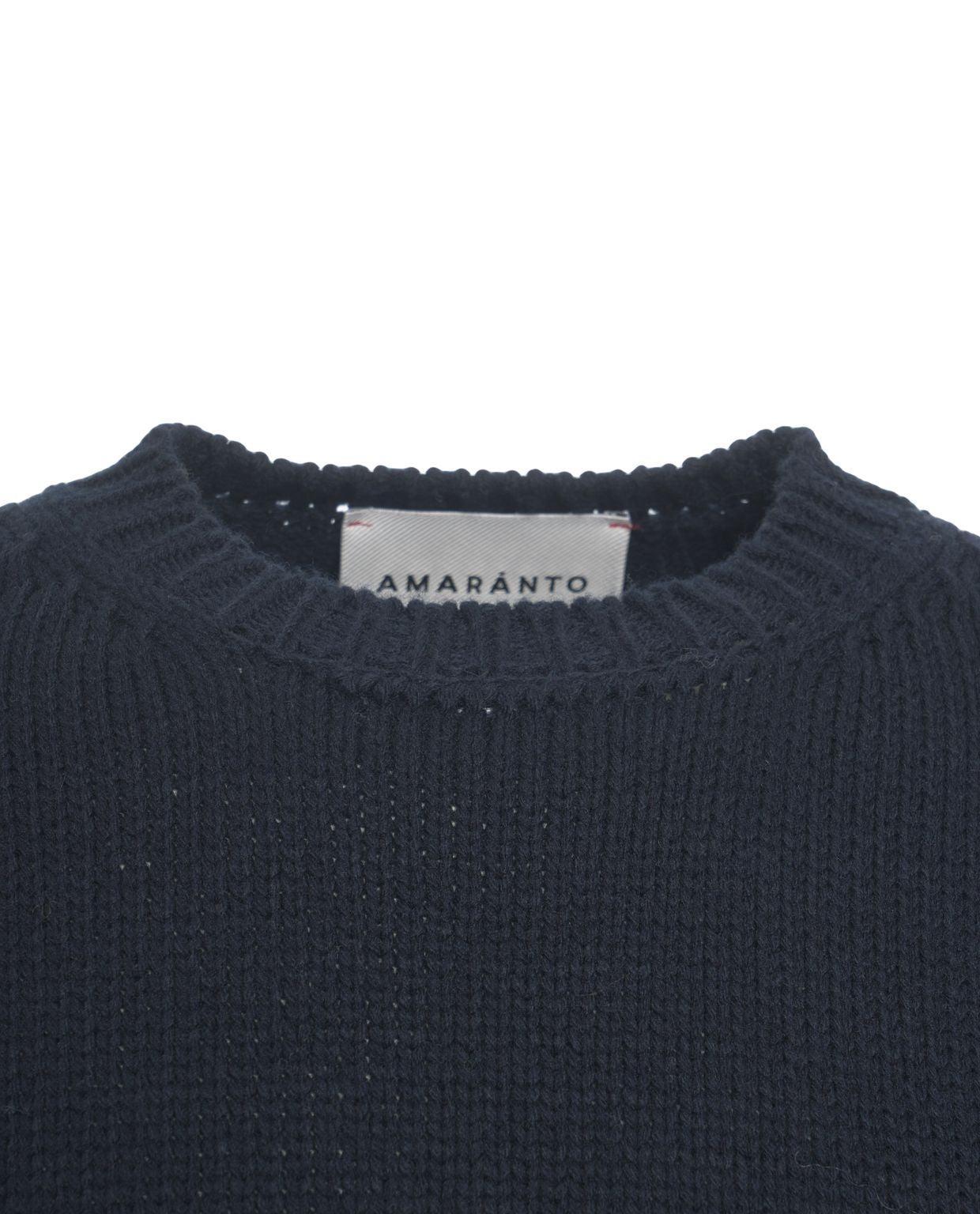 Sweater with intarsia logo Product Image