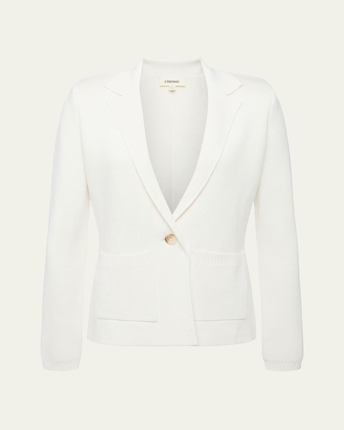 Womens Lacey Knit Blazer Product Image