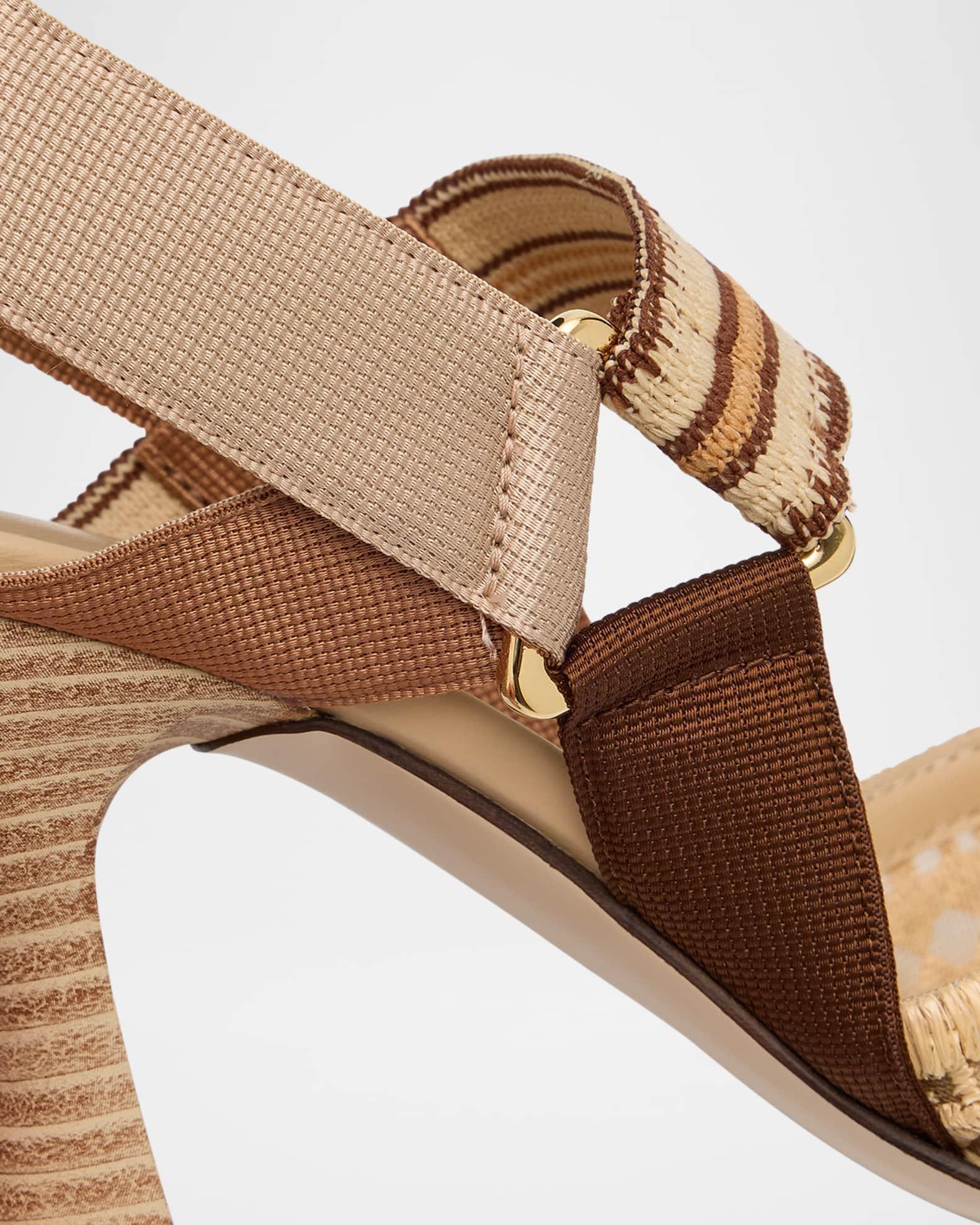 Colibri Raffia FF Sporty Slingback Pumps Product Image