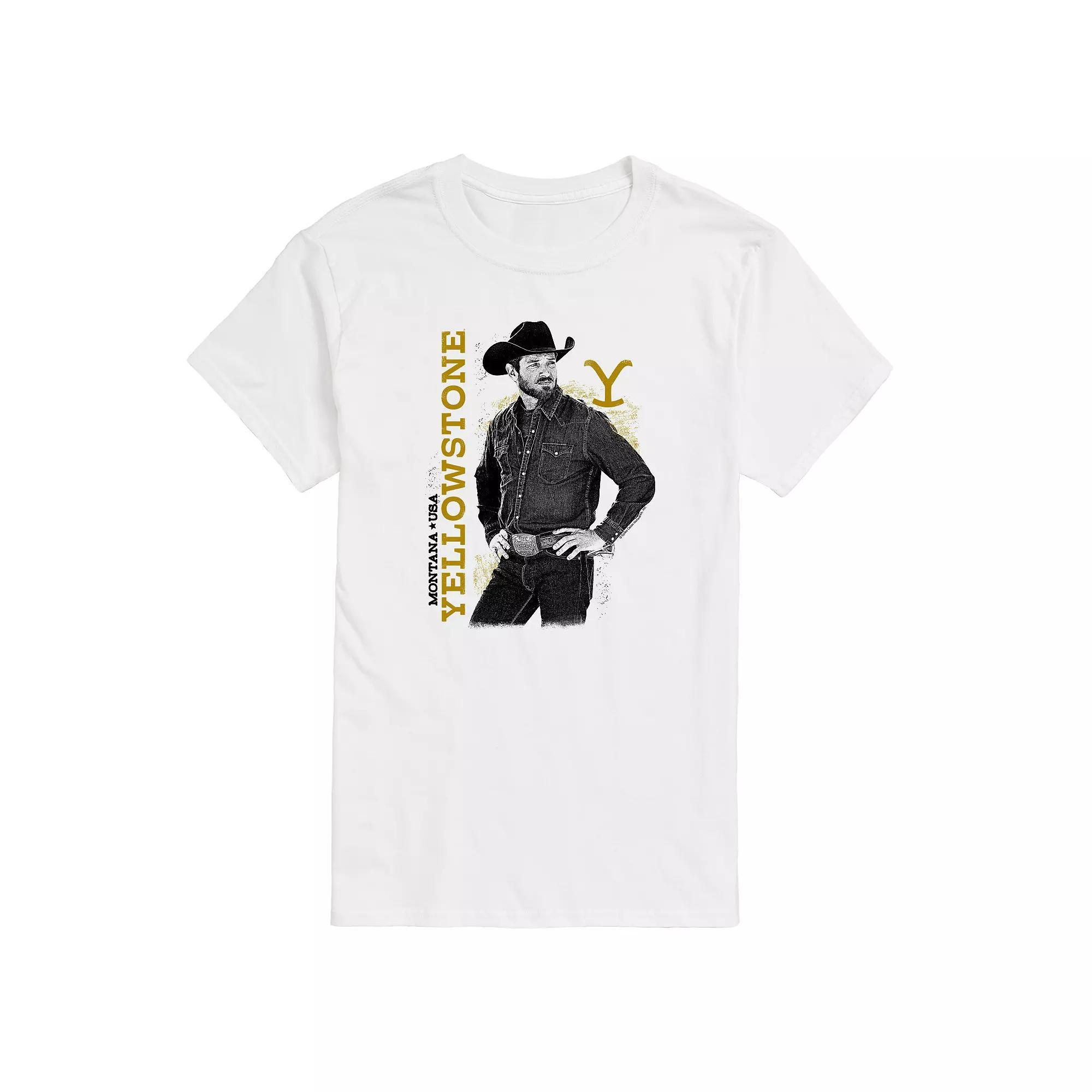 Big & Tall Yellowstone Ryan Portrait Graphic Tee, Mens Product Image