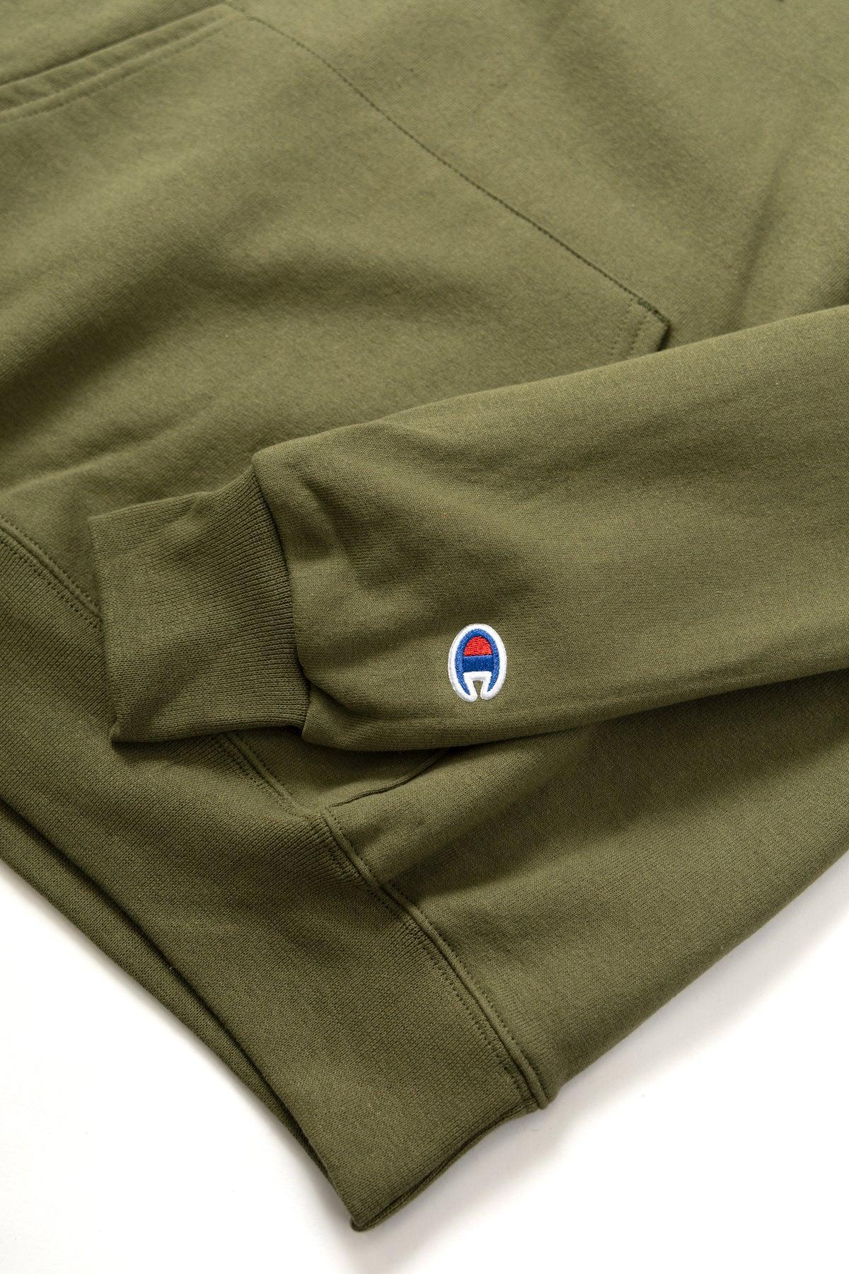 Champion - 9oz Hoodie - Olive Product Image