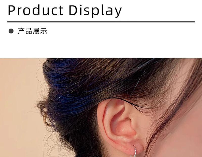 Faux Pearl Rhinestone Alloy Drop Earring Product Image