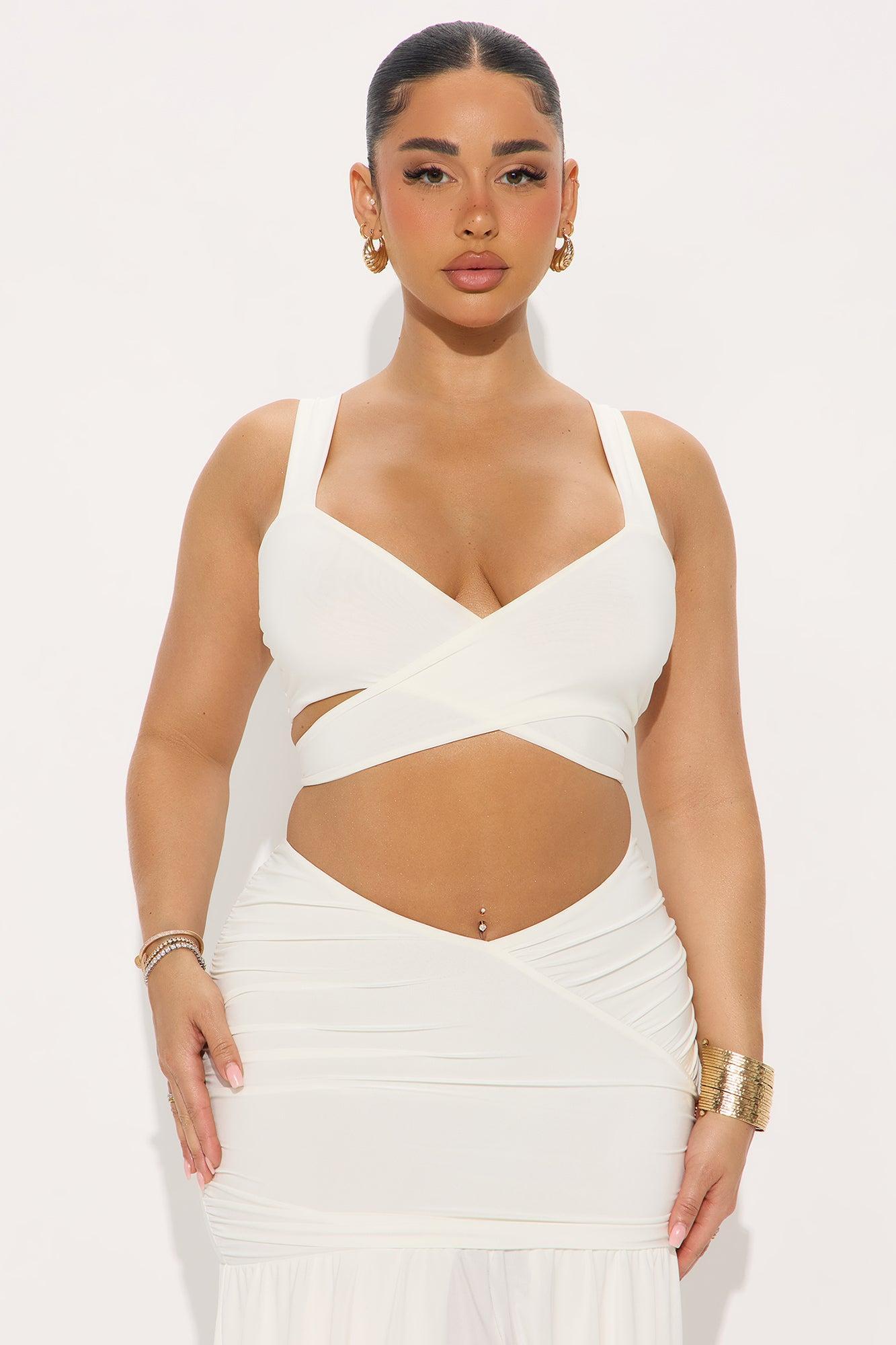 Chelsea Maxi Skirt Set - White Product Image