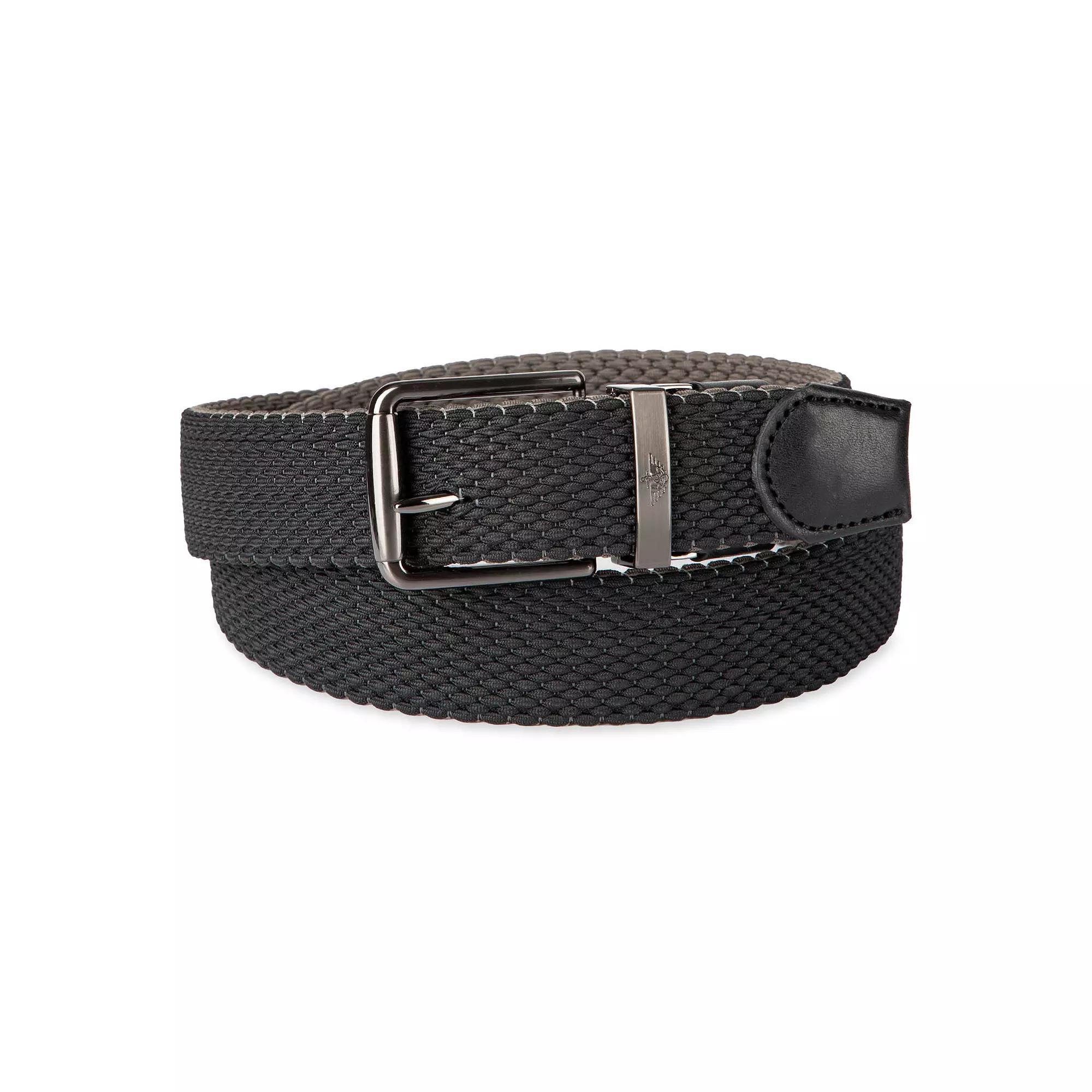 Mens Dockers 2-in-1 Reversible Stretch Braided Web Belt Product Image