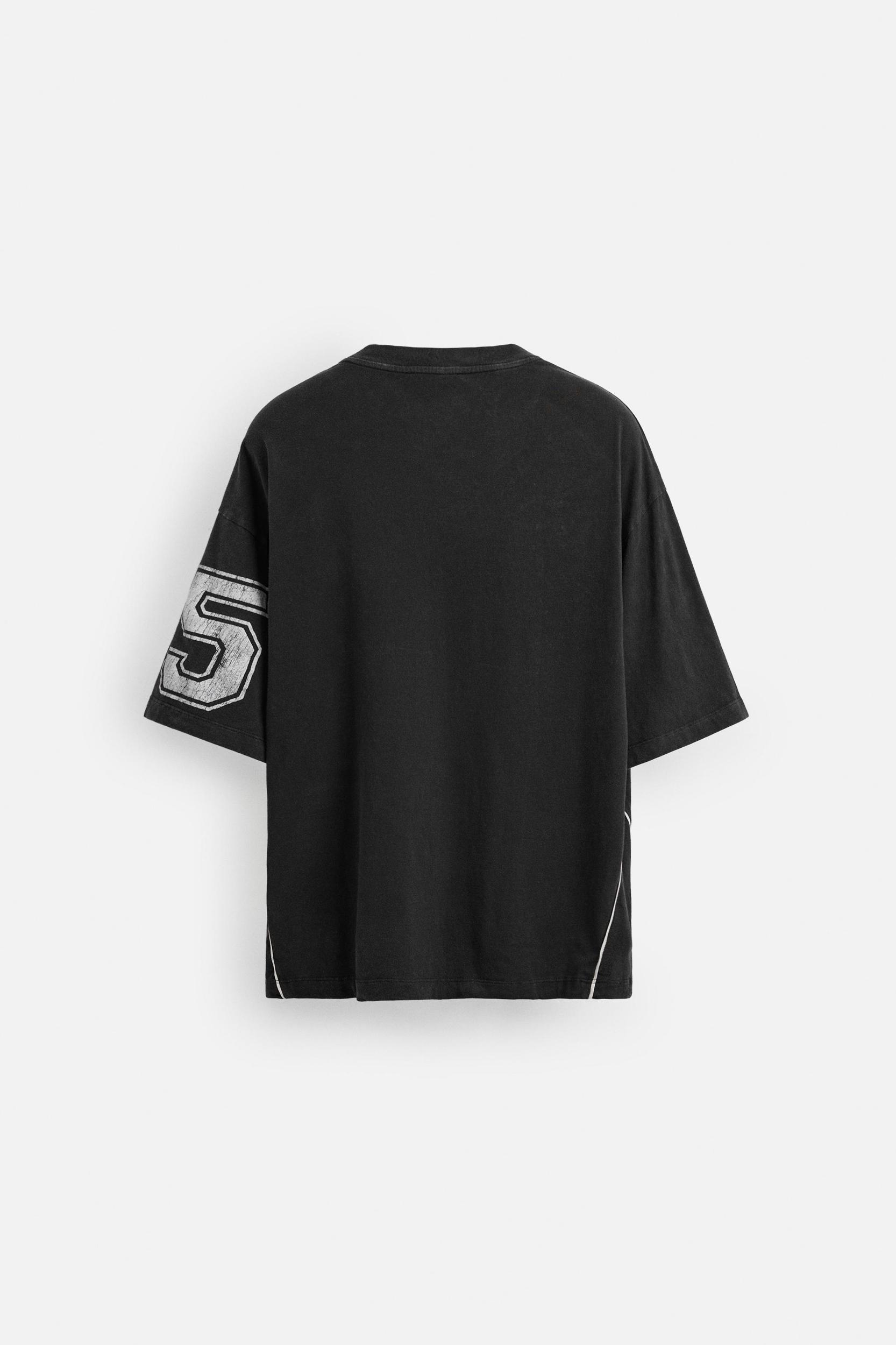 WASHED AMERICAN FOOTBALL T-SHIRT Product Image