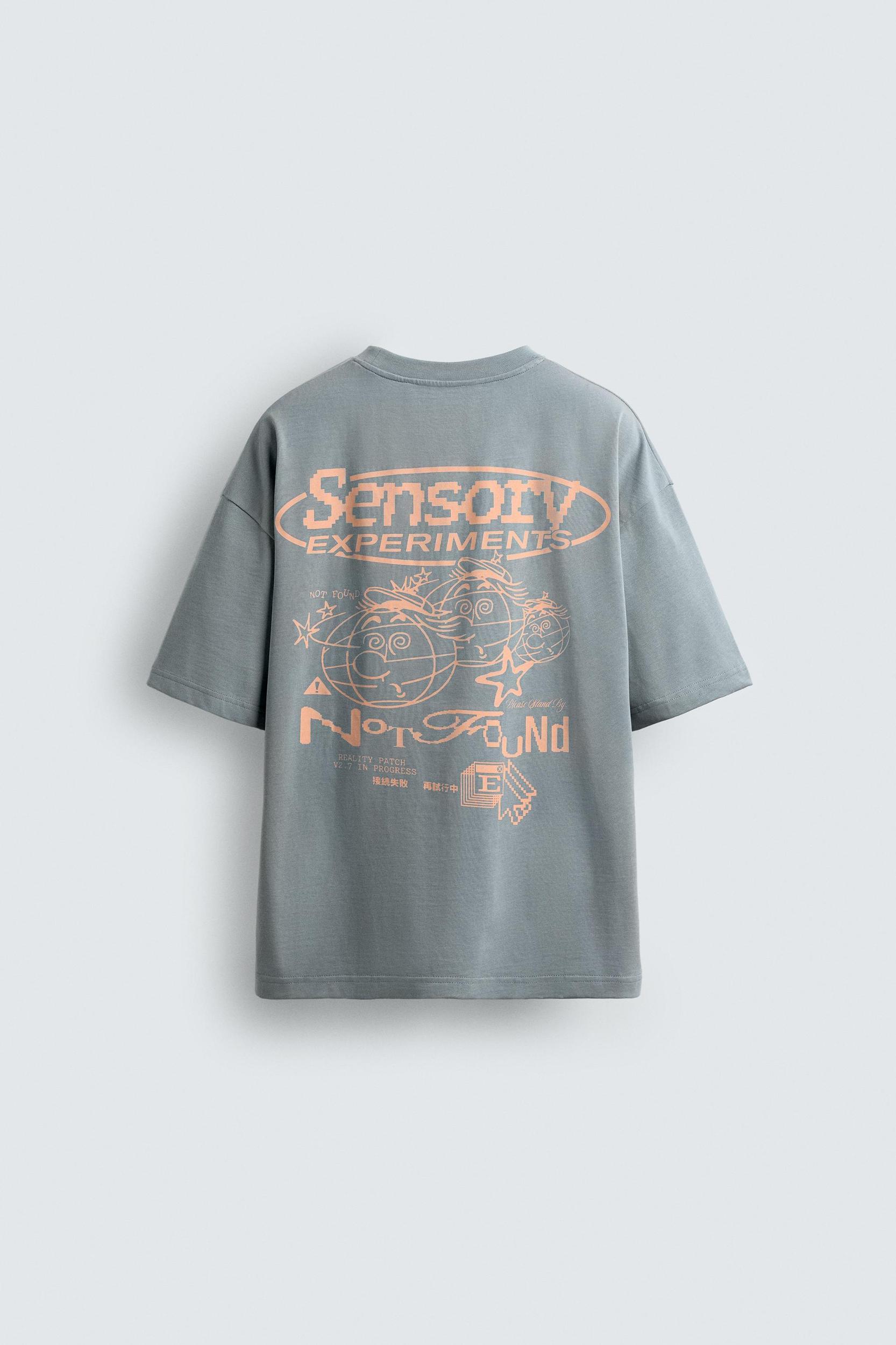 WASHED PRINT T-SHIRT Product Image