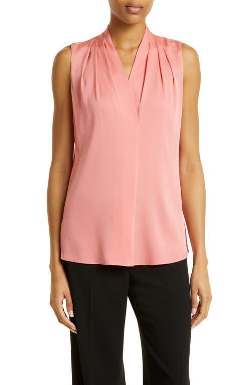 Womens Mila Sleeveless Silk-Blend Blouse Product Image