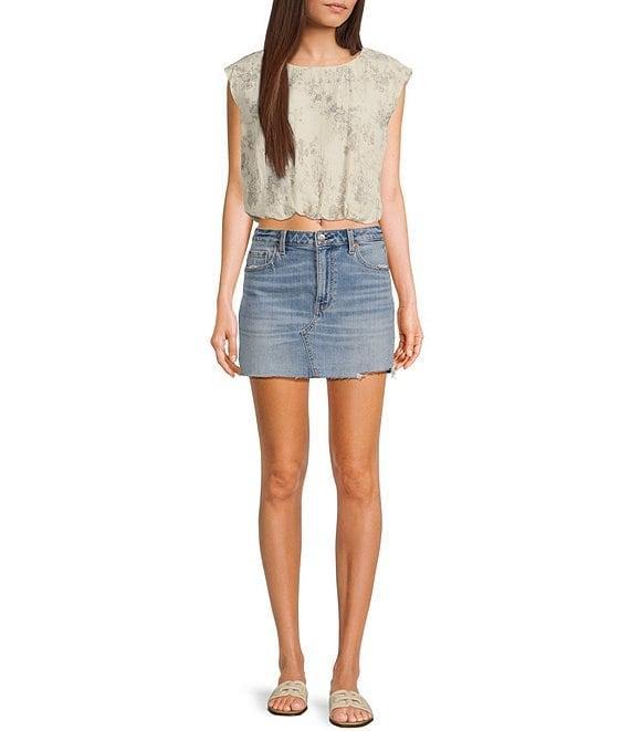 Daze Malibu Midrise Waist Mini Skirt Product Image