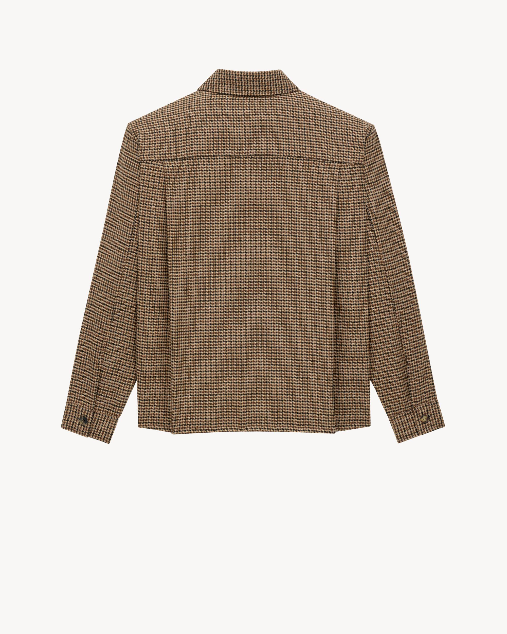 overshirt in puppy tooth Product Image
