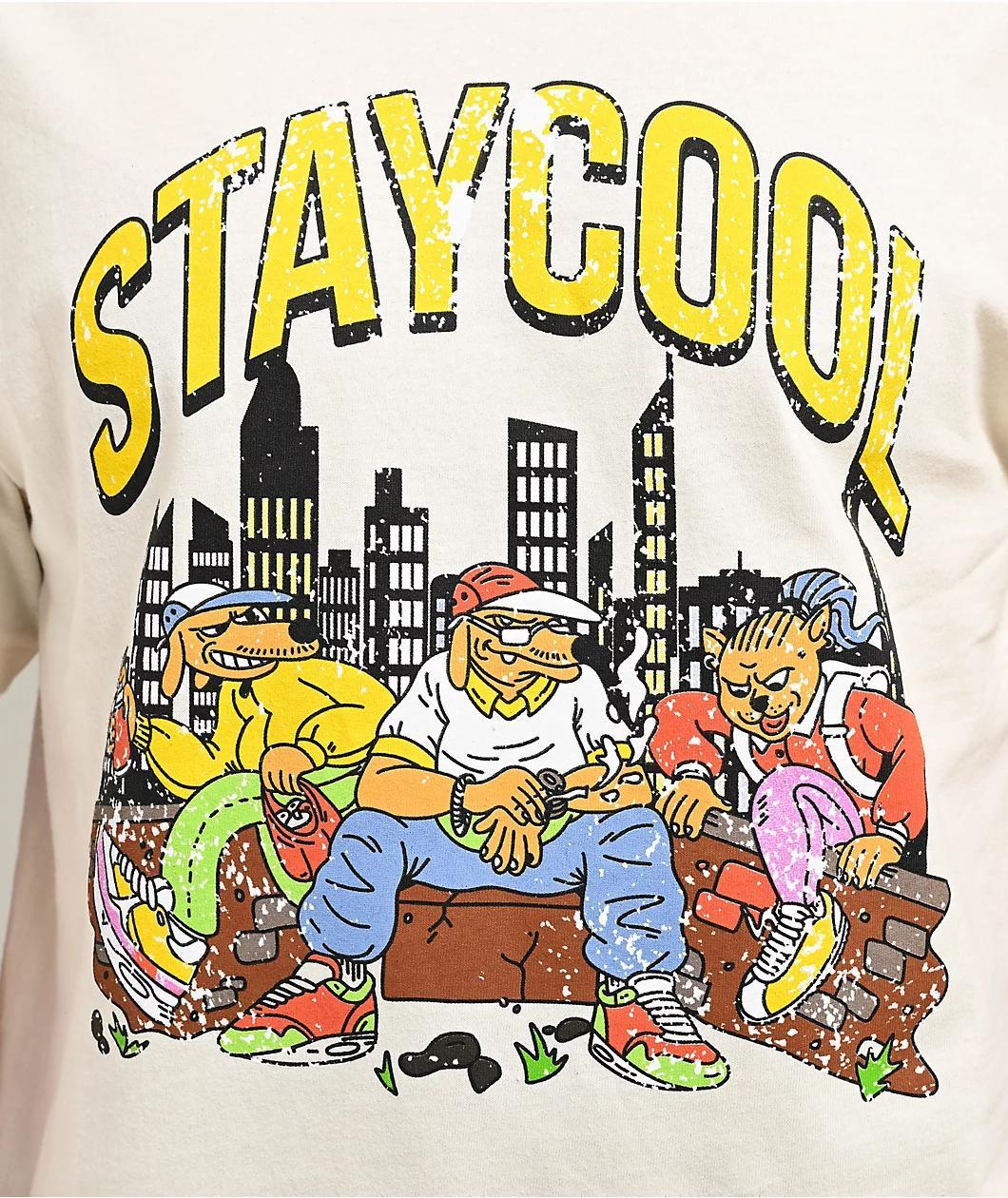 Staycoolnyc Big Dog Cream T-Shirt Product Image